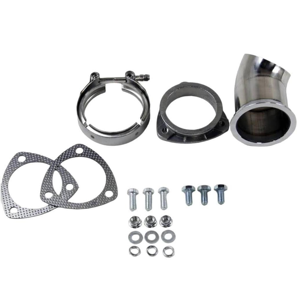 Granatelli adjustable turndowns allows you direct exhaust flow 360 307530-1