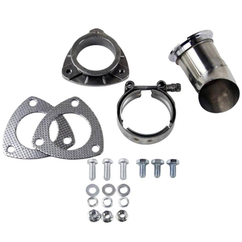 Granatelli Exhaust Turndown 2.5-Inch Stainless Steel V-Band Adjustable Performance
