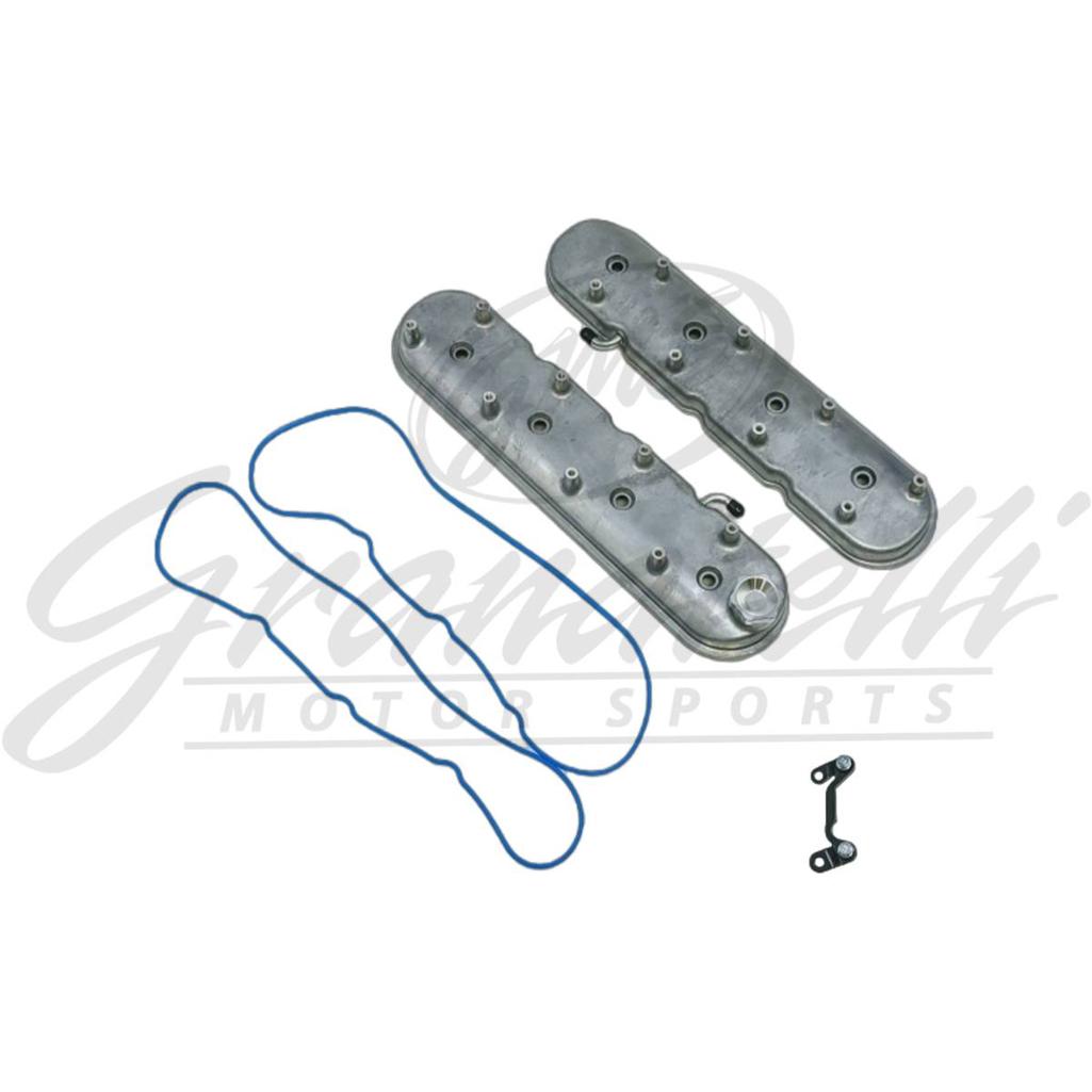 Granatelli LS Valve Covers Cast Finish for 4.8L to 7.0L (Pair)