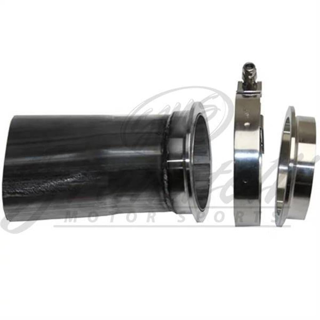 Exhaust Pipe Adapter 3 Inch Round to Oval V-Band Connection