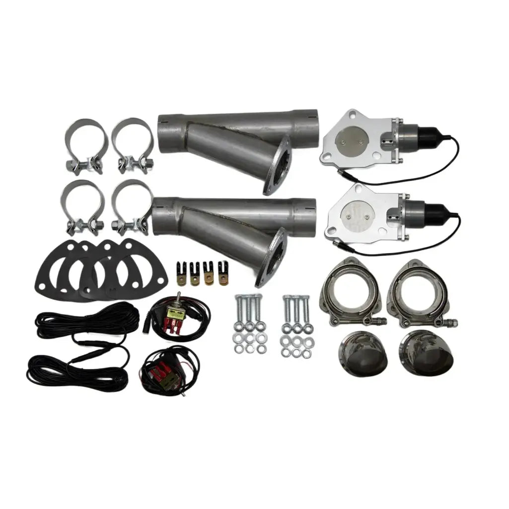 Offers a 45° slanted discharge angle for enhanced exhaust flow and aesthetics