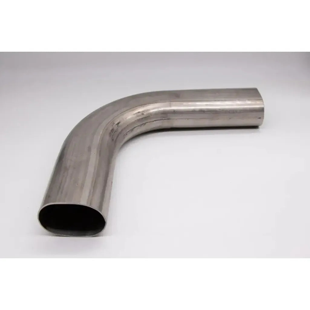 converting traditional round exhaust oval design you gain inch