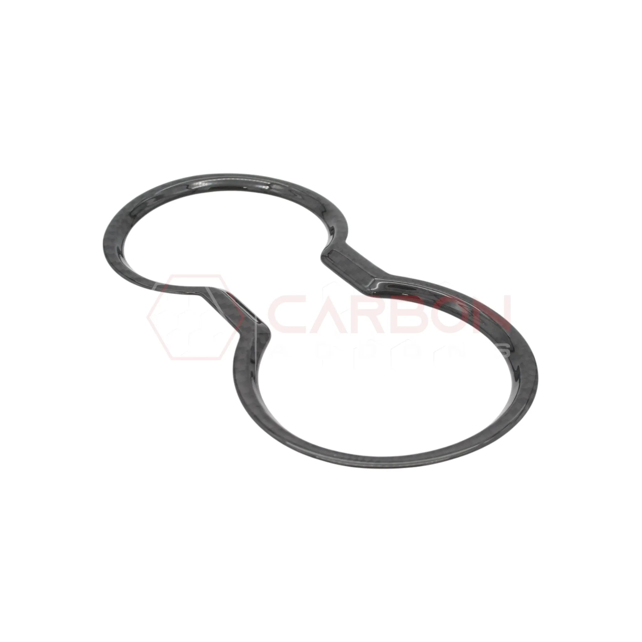 2024+ S650 Mustang Hard Carbon Fiber Cup Holder Trim Cover
