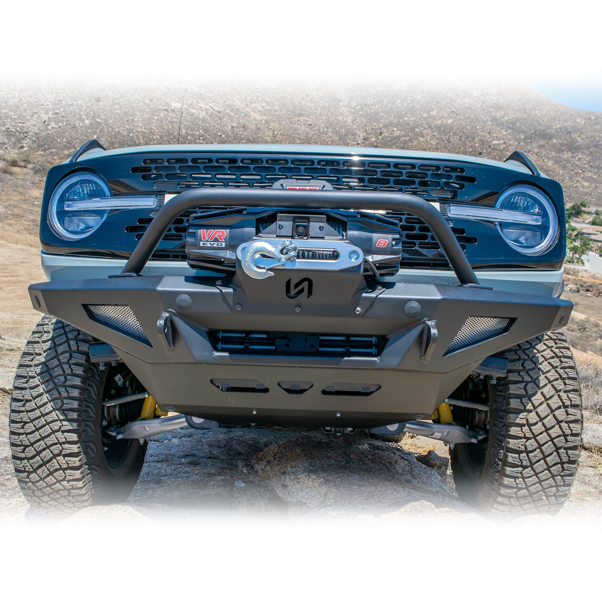 2021+ Ford Bronco Front Bumper Package | Bumper | Skid Plate | Winch Mount | Bull Bar