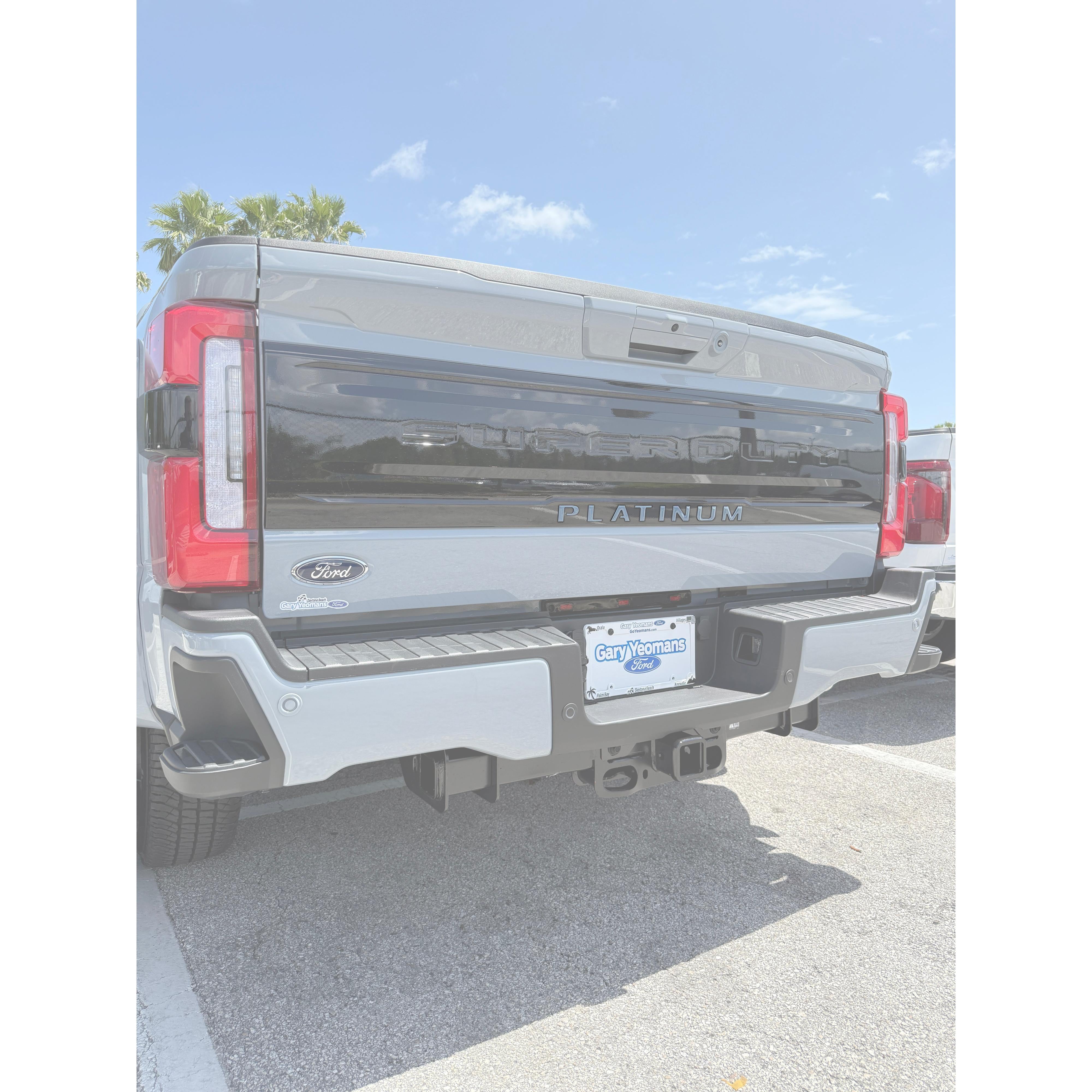 Platinum Tailgate Lettering Kit Fits 2025-2026 Ford Super Duty Platinum