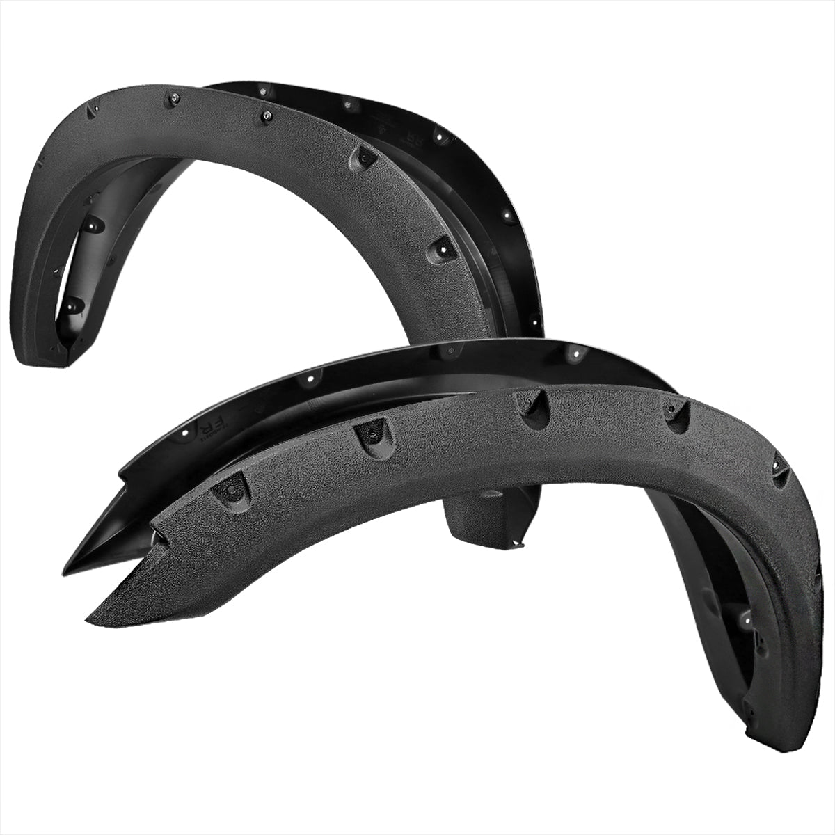 2010-2017 Dodge RAM 2500/3500 Textured Rivet Style Fender Flares