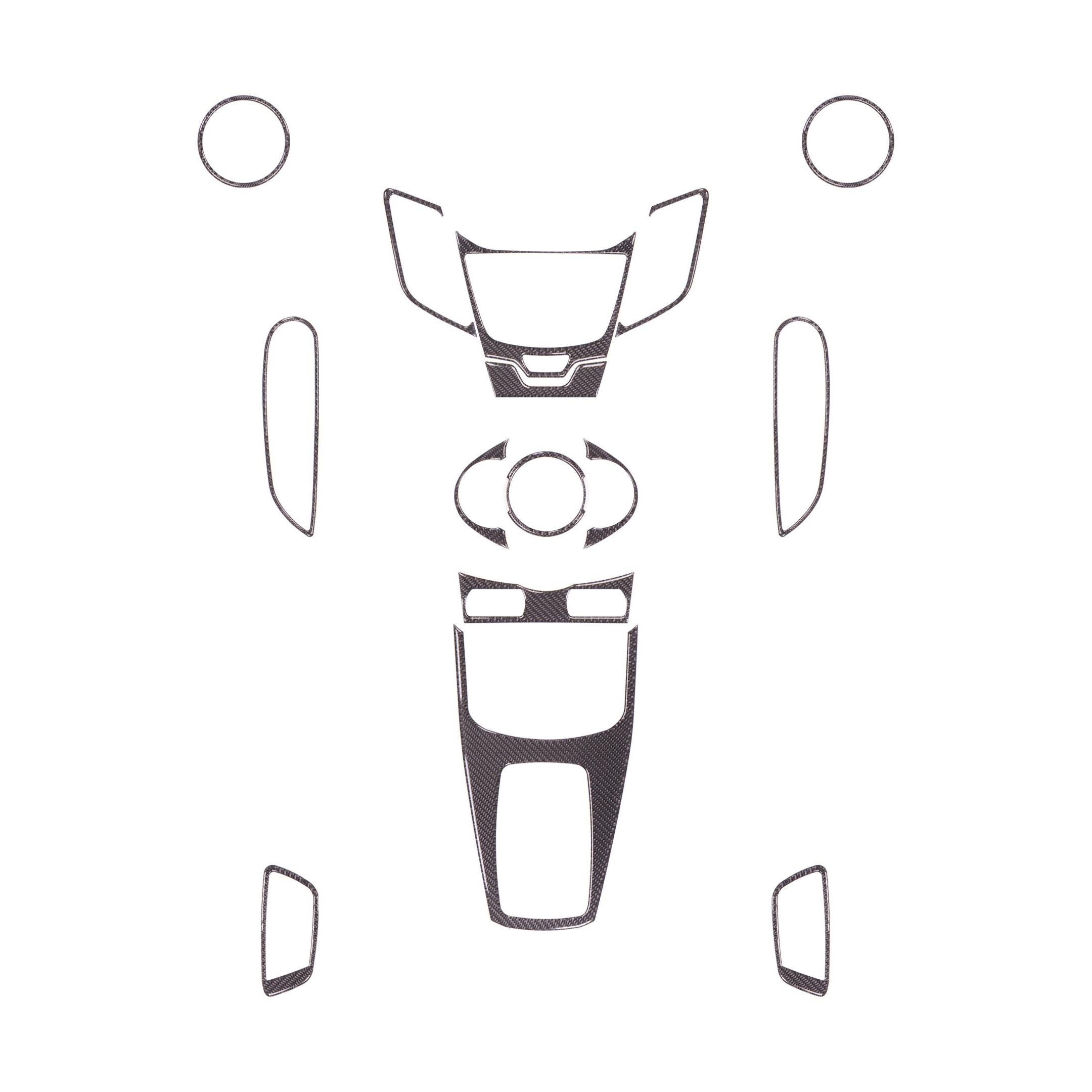 Interior Dash Kit Fits 2011-2019 Ford Fiesta
