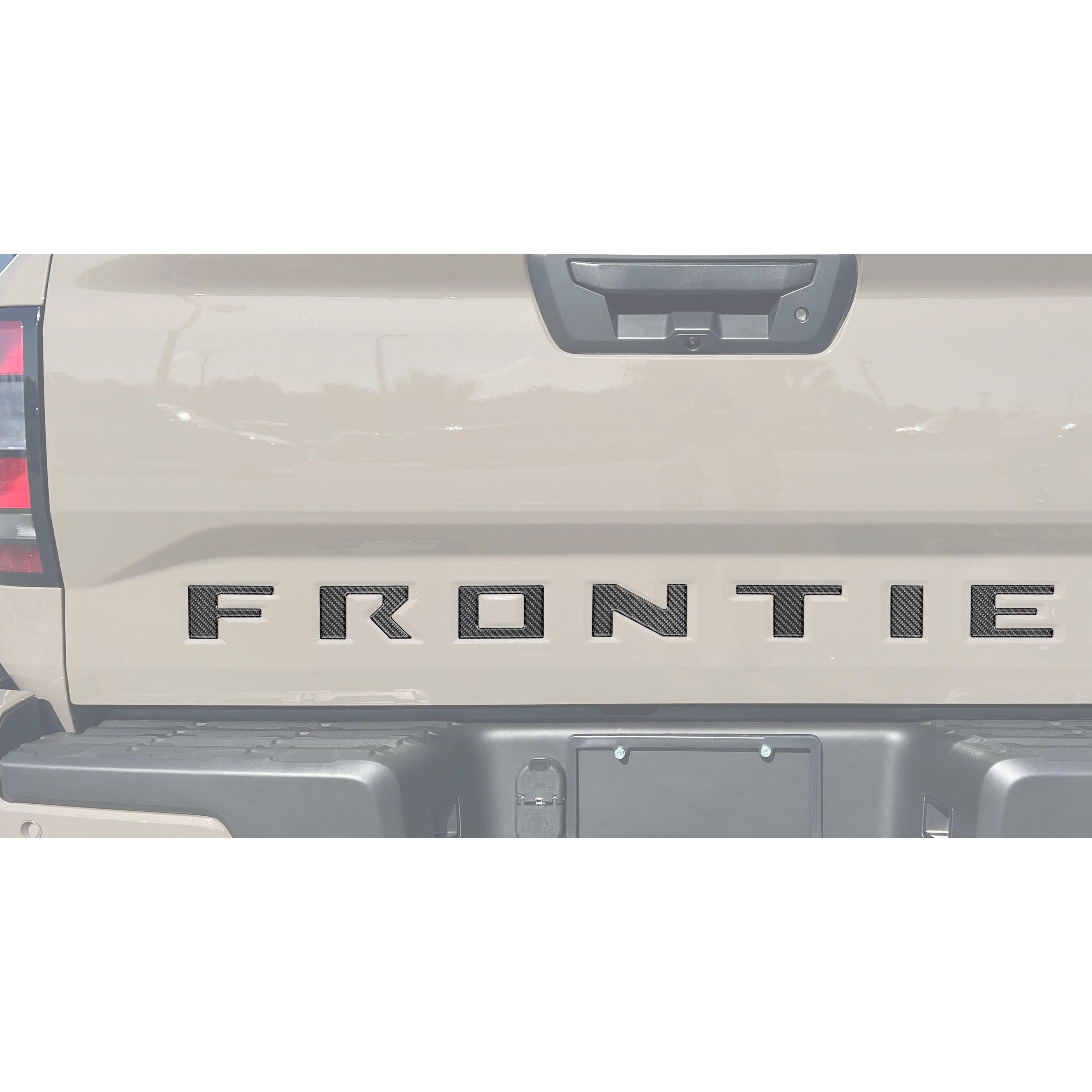Tailgate Letter Inserts Fits 2022-2026 Nissan Frontier