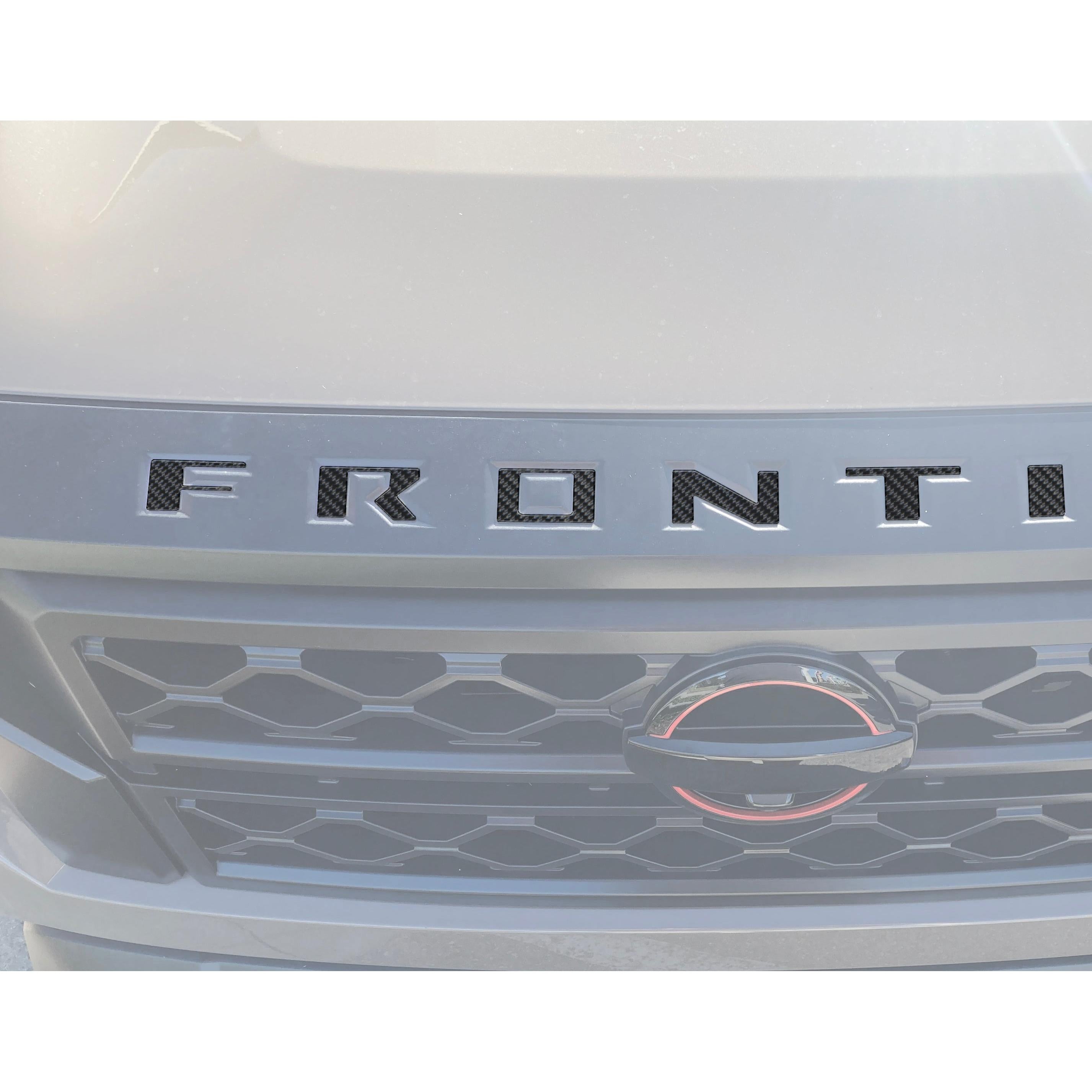 Grille Letter Inserts Fits 2022-2026 Nissan Frontier