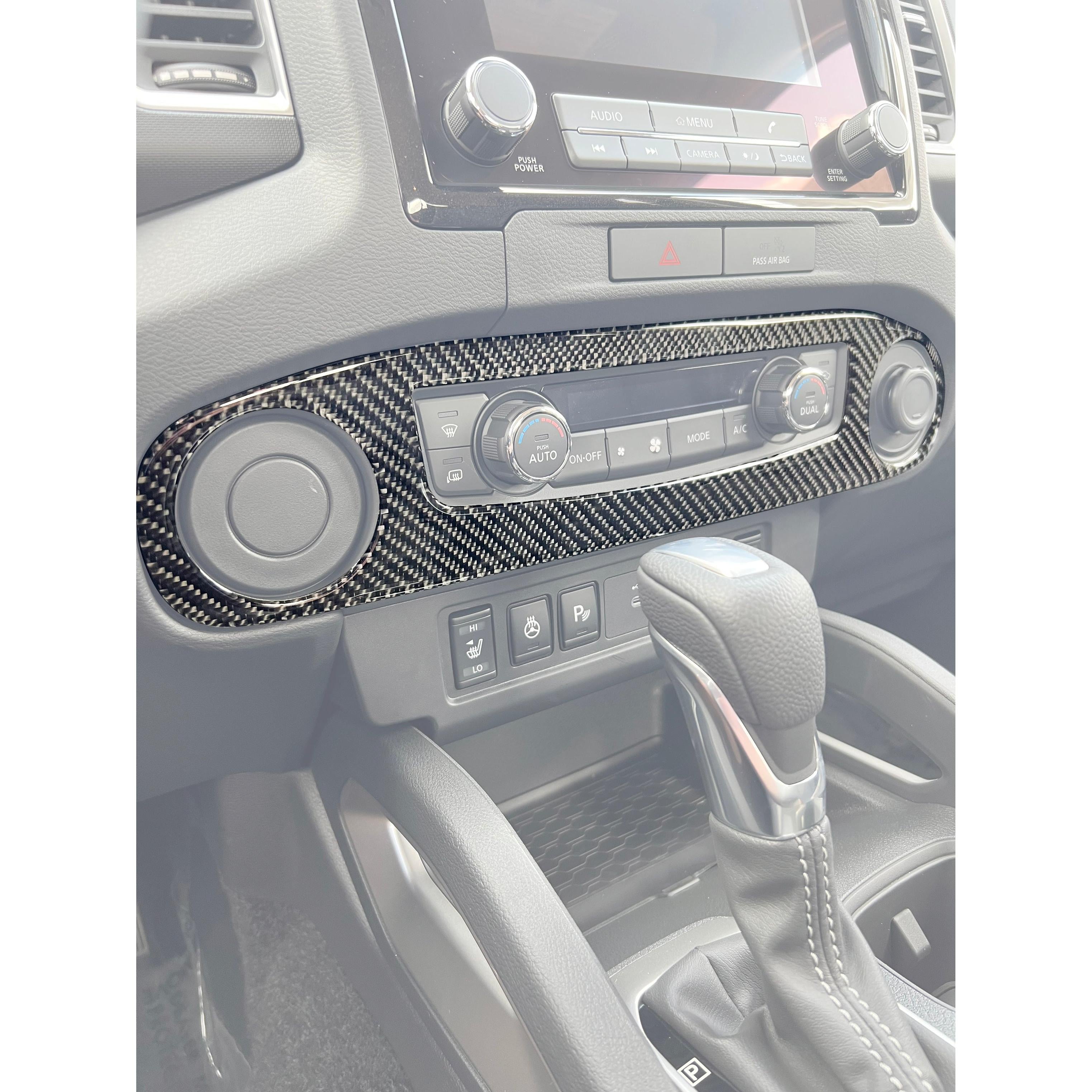Climate Control/Upper Dash Accent Trim Fits 2022-2024 Nissan Frontier