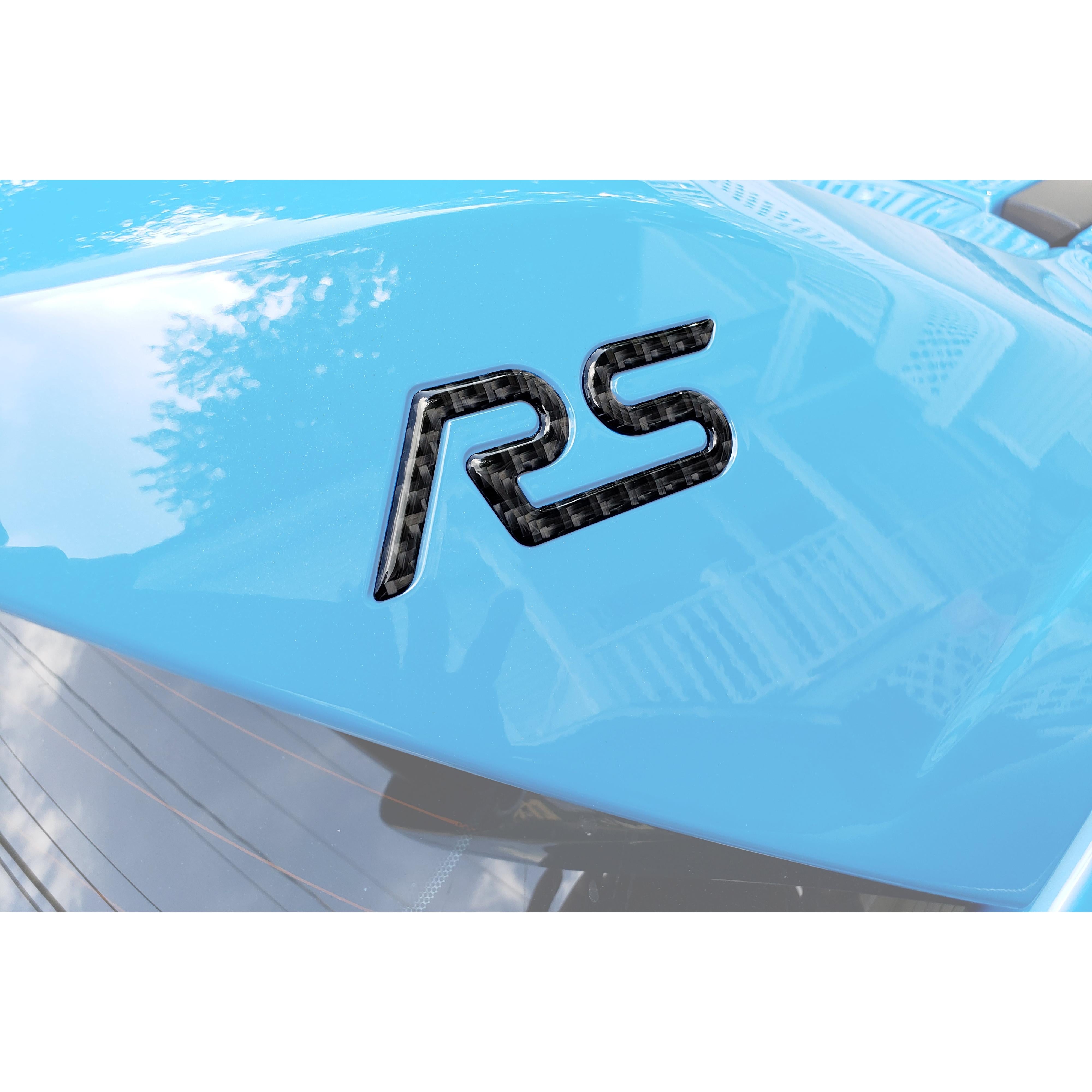 "RS" Spoiler Letter Inserts Fits 2016-2018 Ford Focus RS