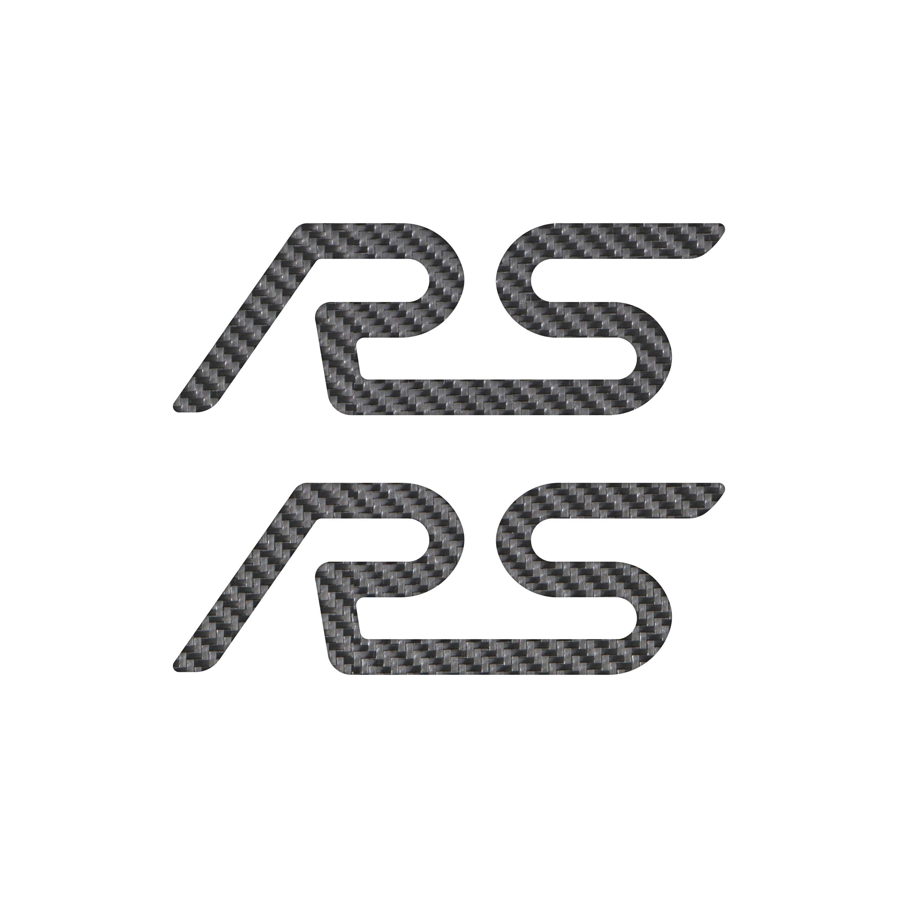 "RS" Spoiler Letter Inserts Fits 2016-2018 Ford Focus RS