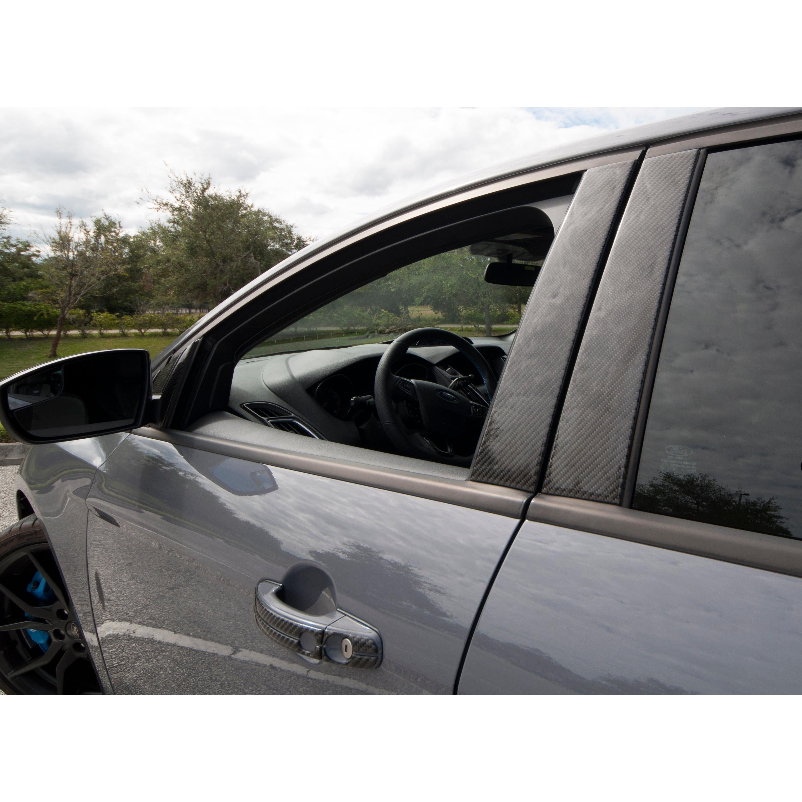B & C Door Pillars Accent Overlays Fits 2012-2018 Ford Focus