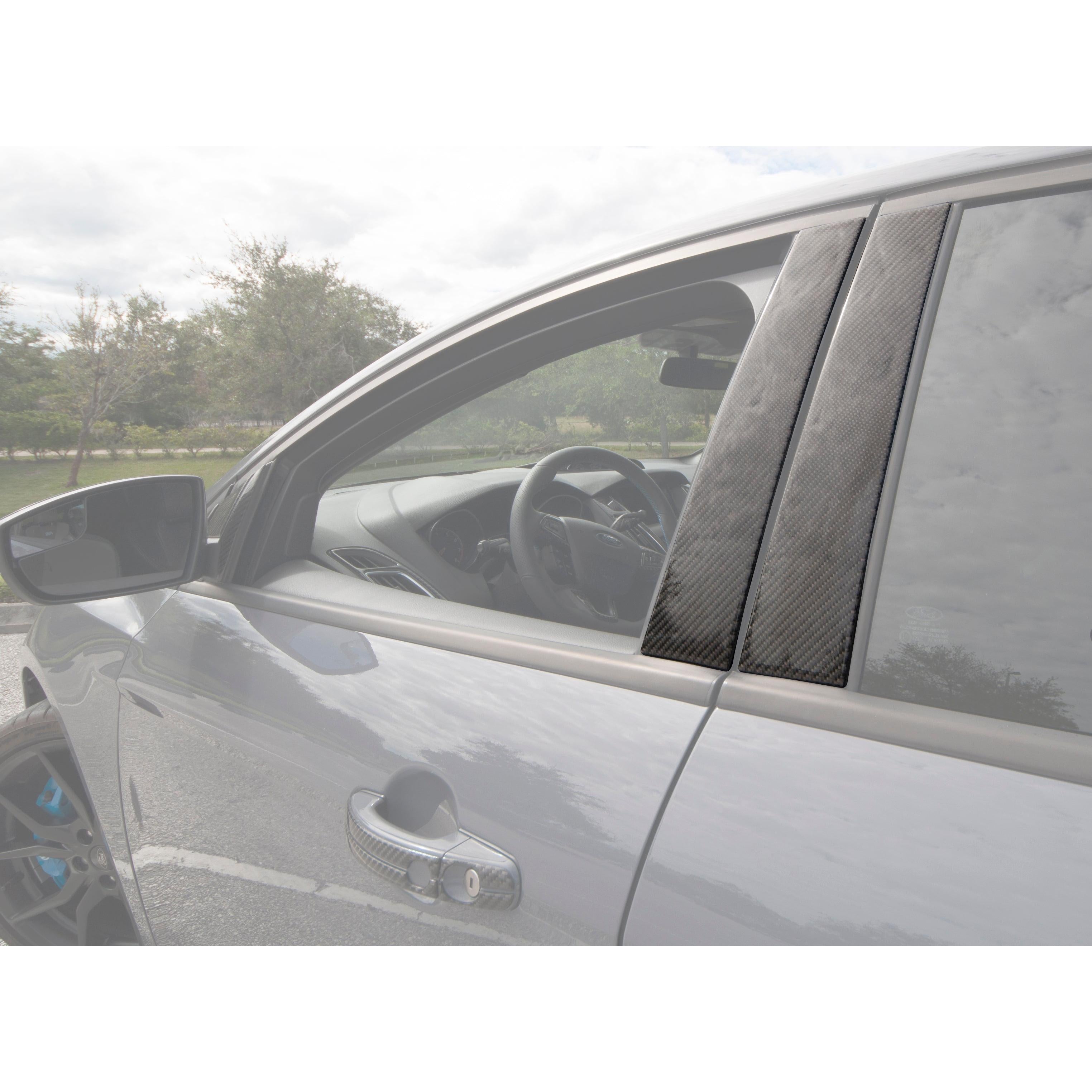 B & C Door Pillars Accent Overlays Fits 2012-2018 Ford Focus