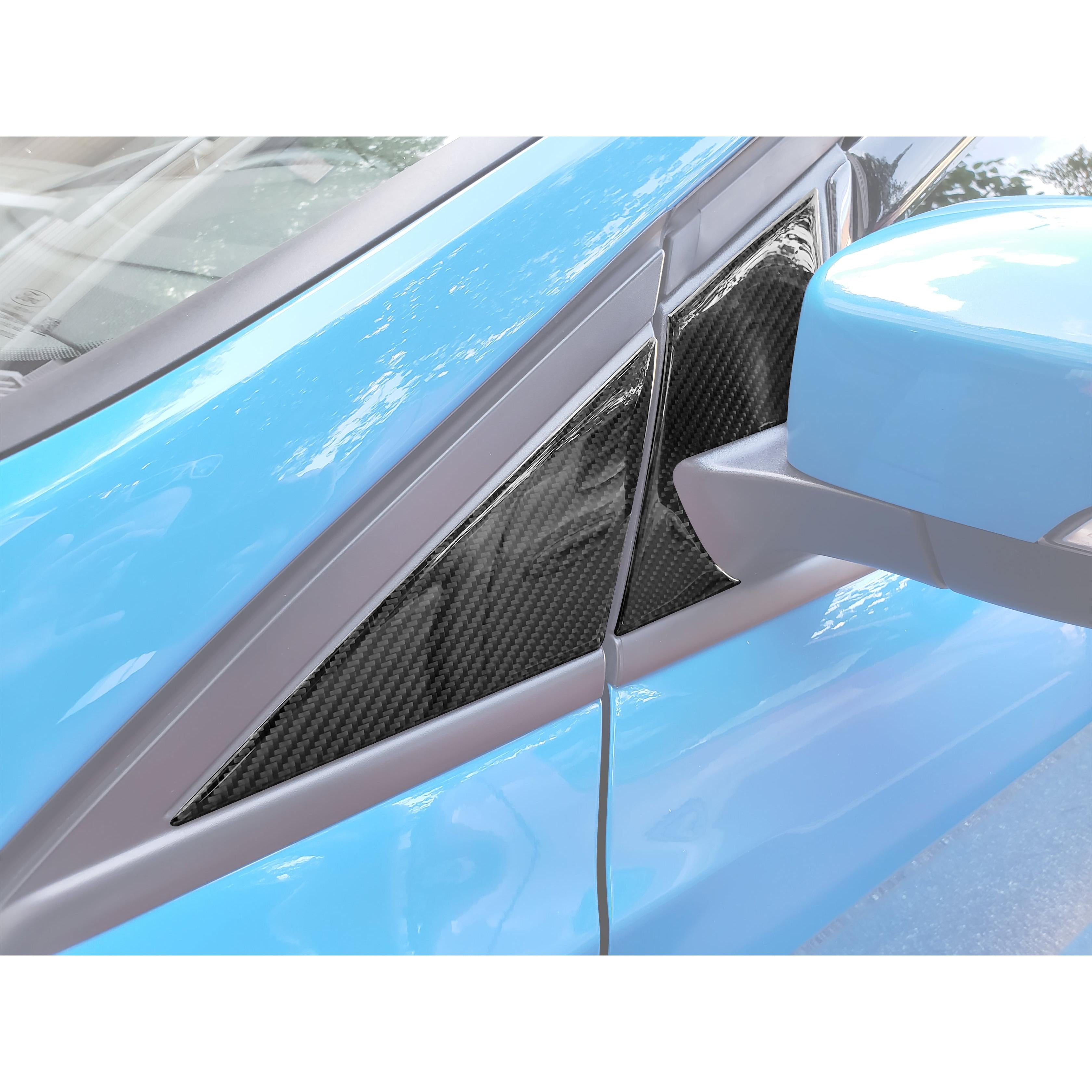 A-Door Pillar Overlays Fits 2012-2018 Ford Focus, RS, ST
