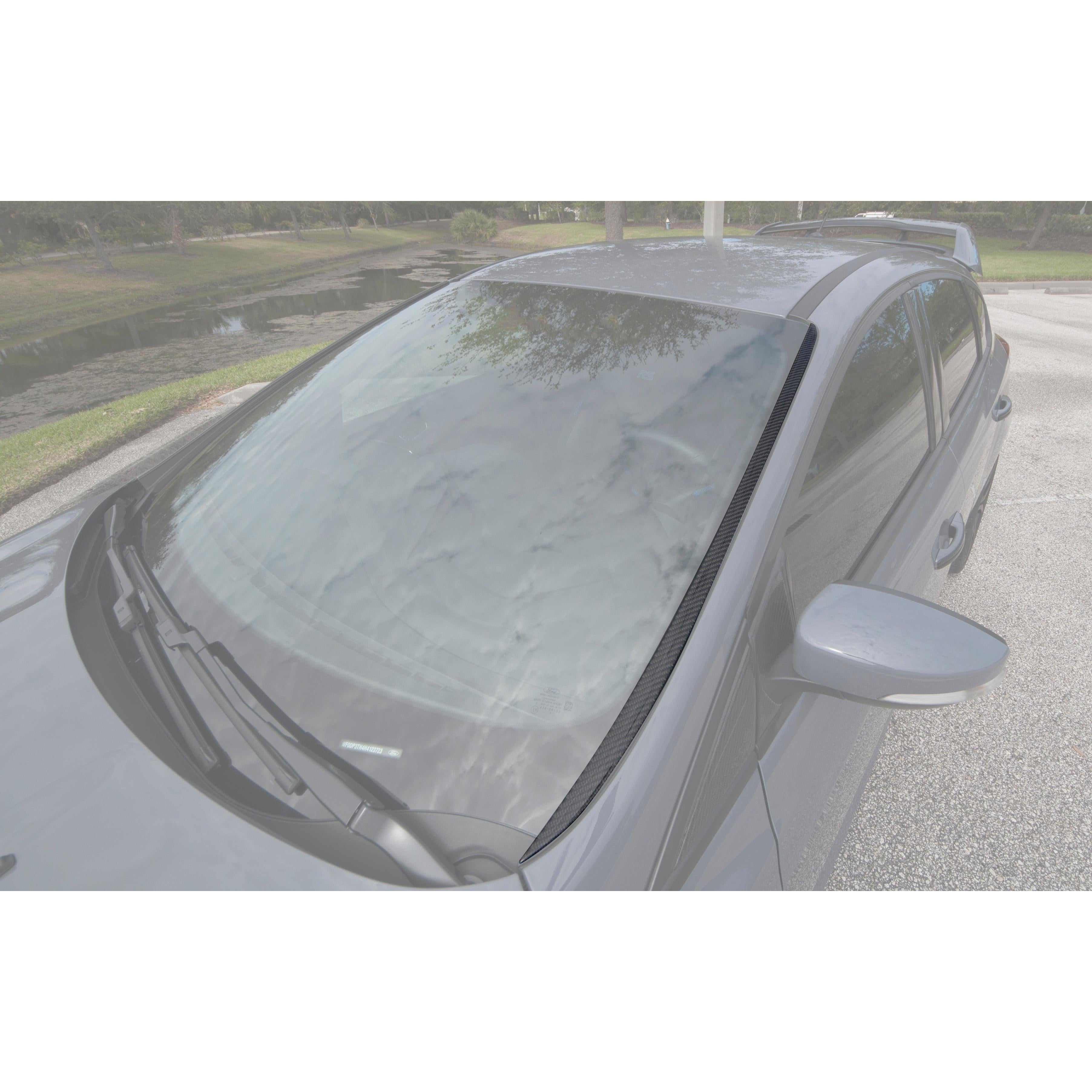 Windshield Accent Trim Fits 2015-2018 Ford Focus, RS, ST