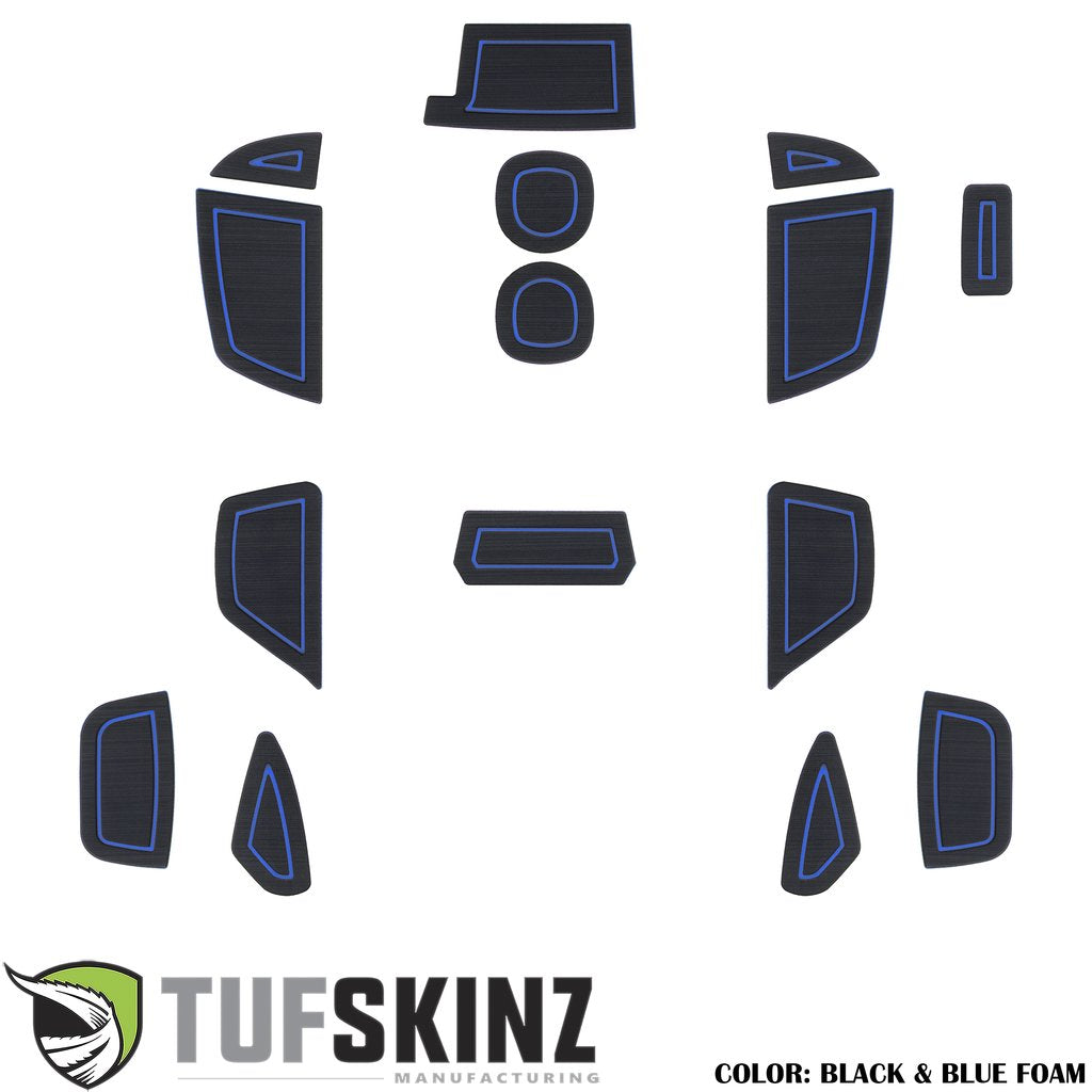 Interior Foam Inserts Fits 2016-2018 Ford Focus Black/Blue