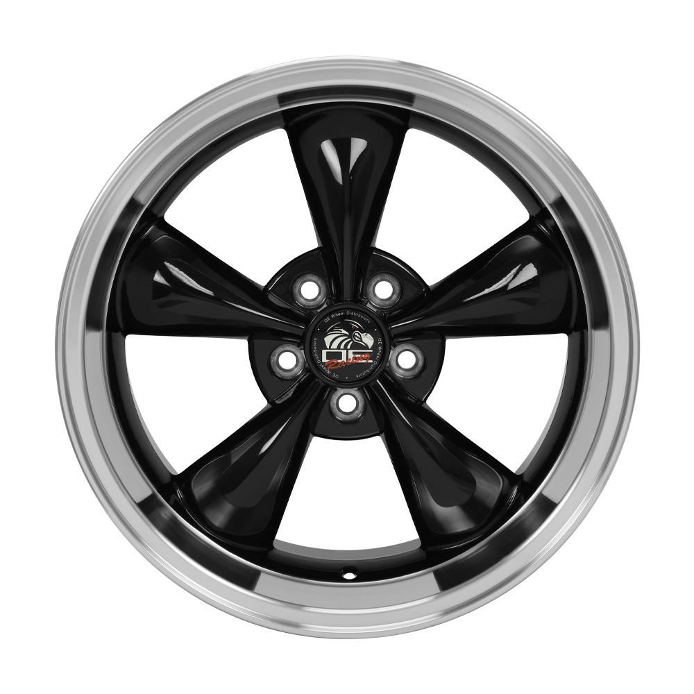 18" Replica FR01 fits Ford Mustang Bullitt 18x10 Black-SR1 Performance