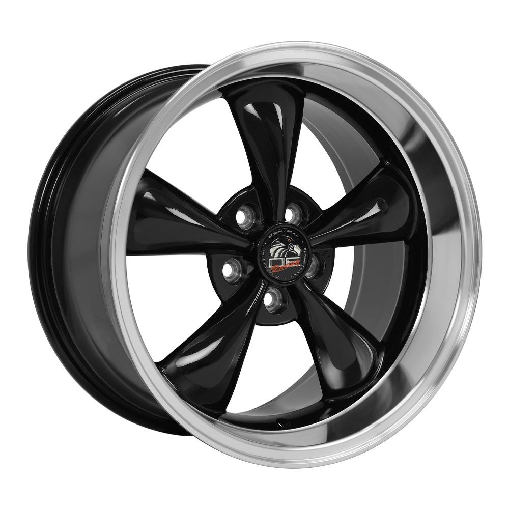 18" Replica FR01 fits Ford Mustang Bullitt 18x10 Black-SR1 Performance