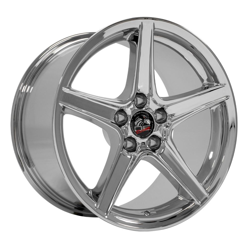 18" Replica FR06B fits Ford Mustang Saleen 18x10 Chrome-SR1 Performance