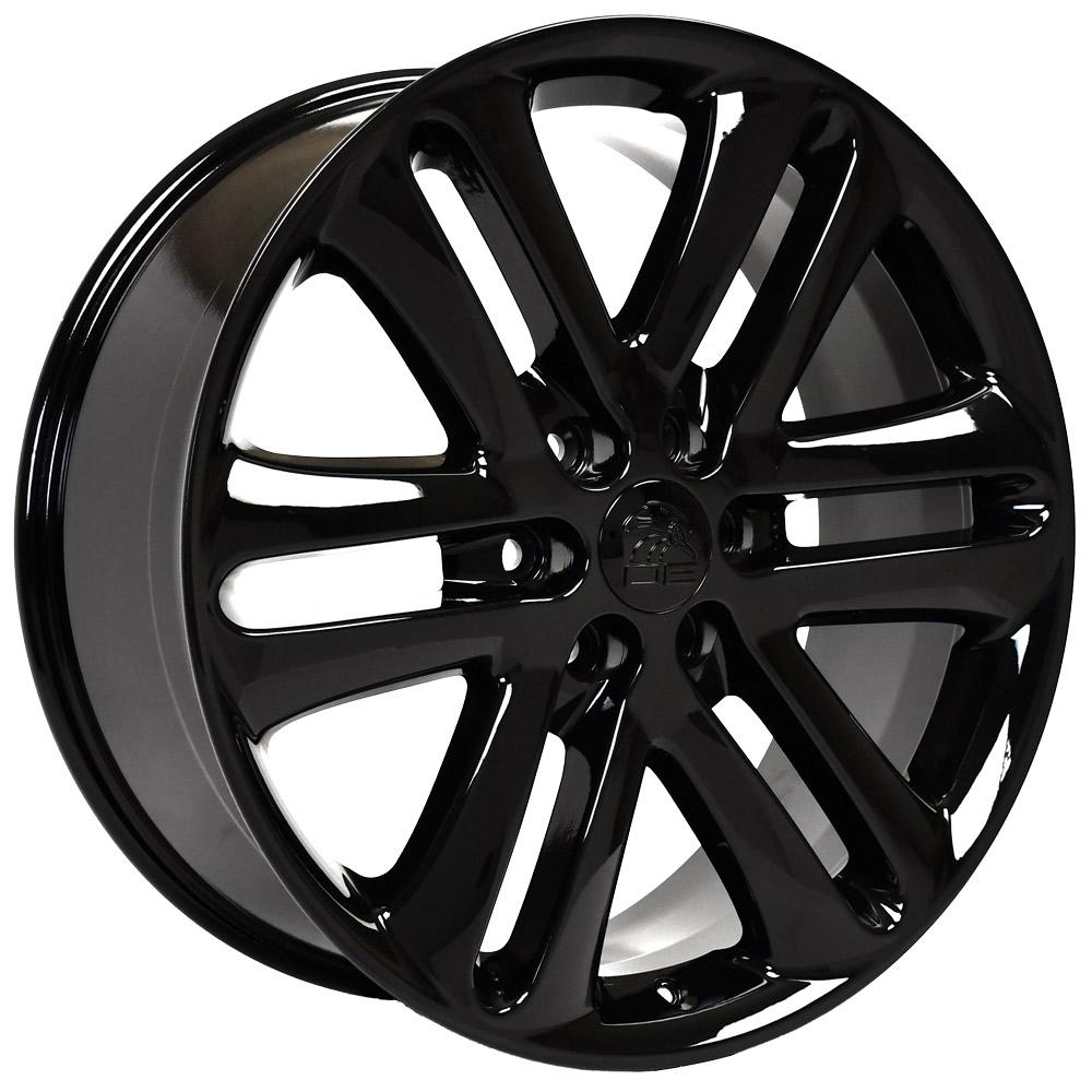 22" Replica FR76 fits Ford F150 22x9 Gloss Black-SR1 Performance