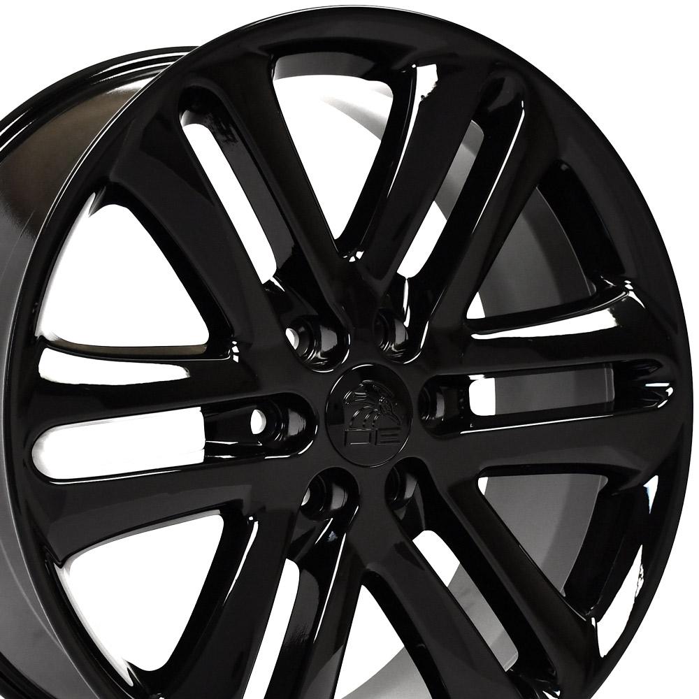 22" Replica FR76 fits Ford F150 22x9 Gloss Black-SR1 Performance
