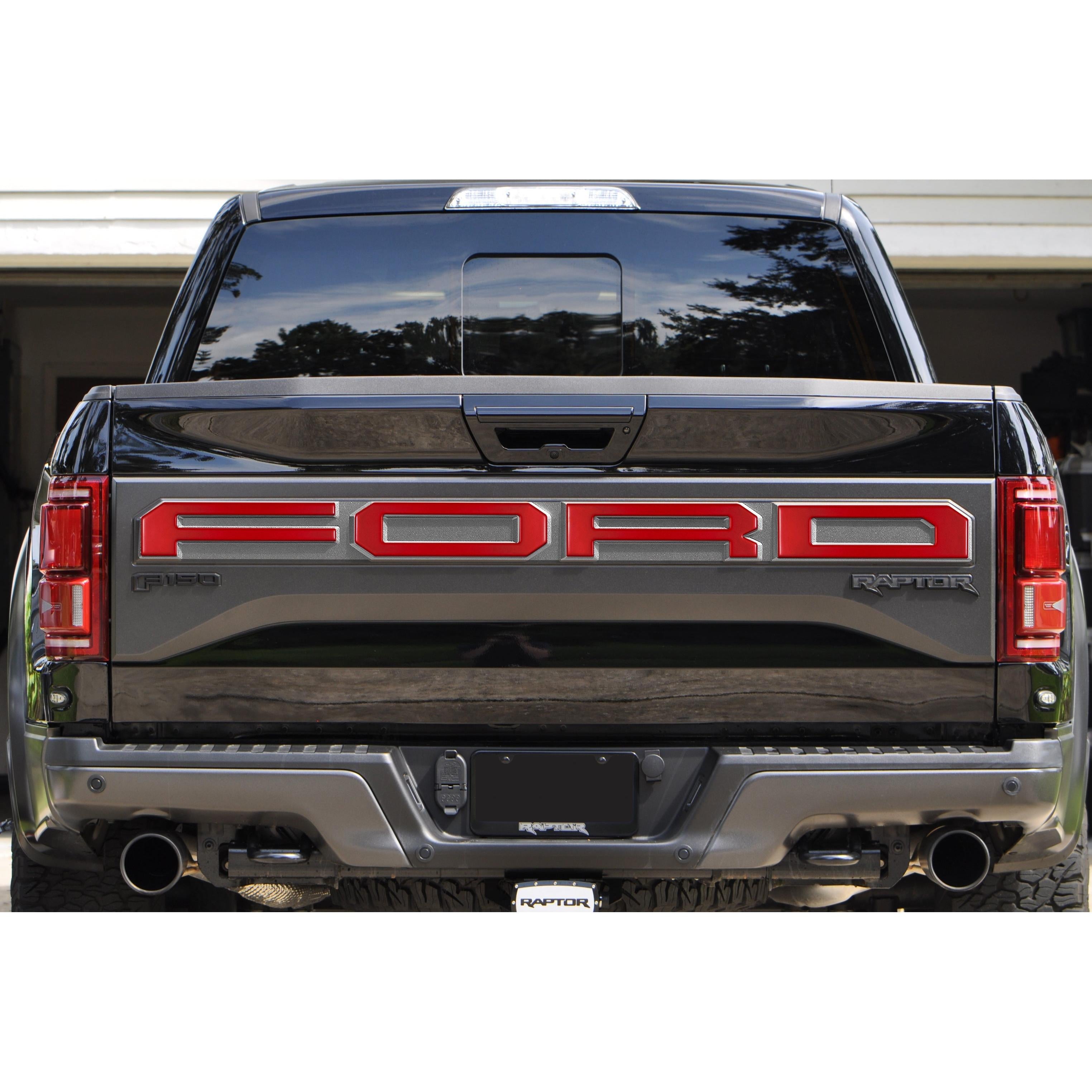Tailgate Letter Overlays Fits 2015-2020 Ford F-150 Raptor