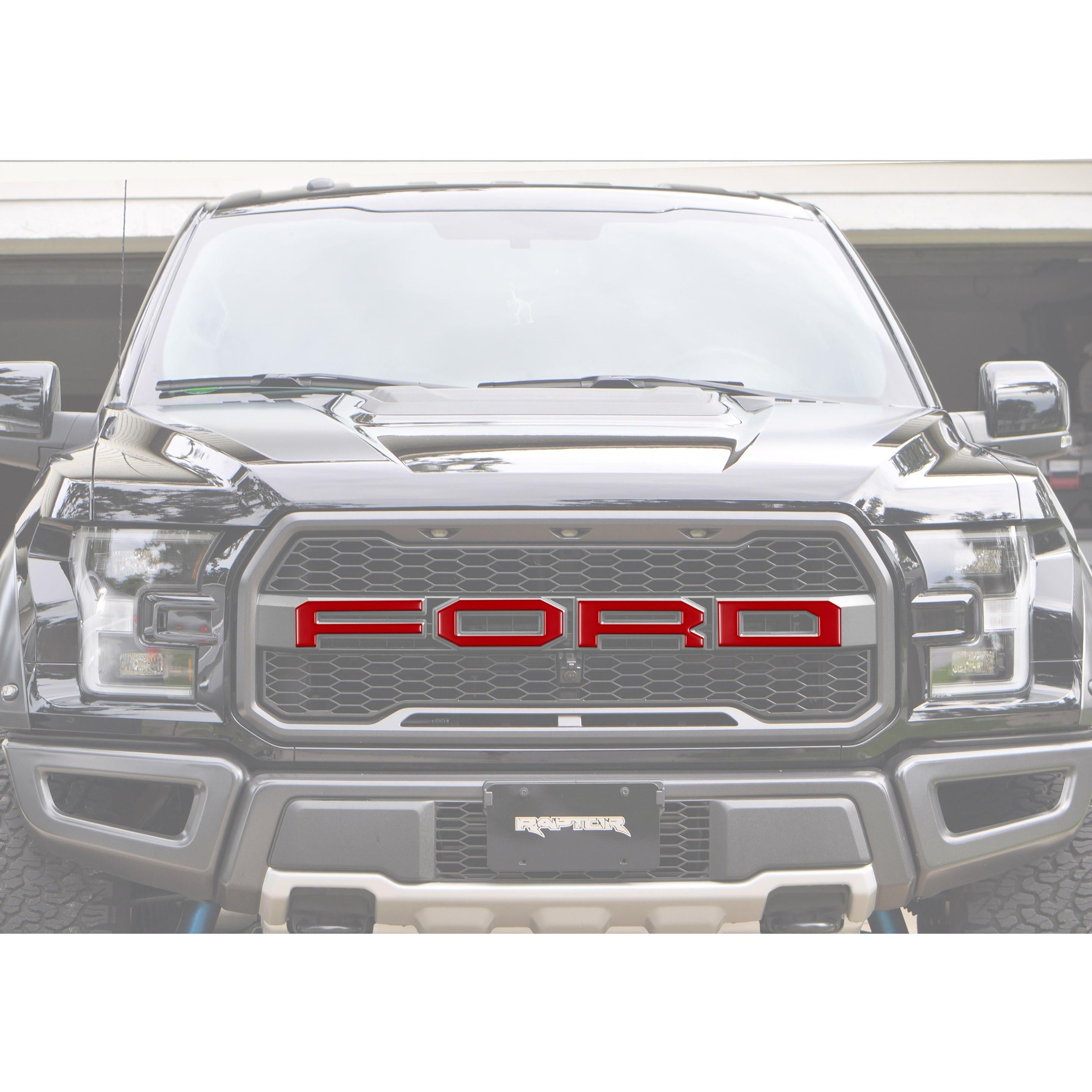 Grille Letter Overlays Fits 2015-2020 Ford F-150 Raptor