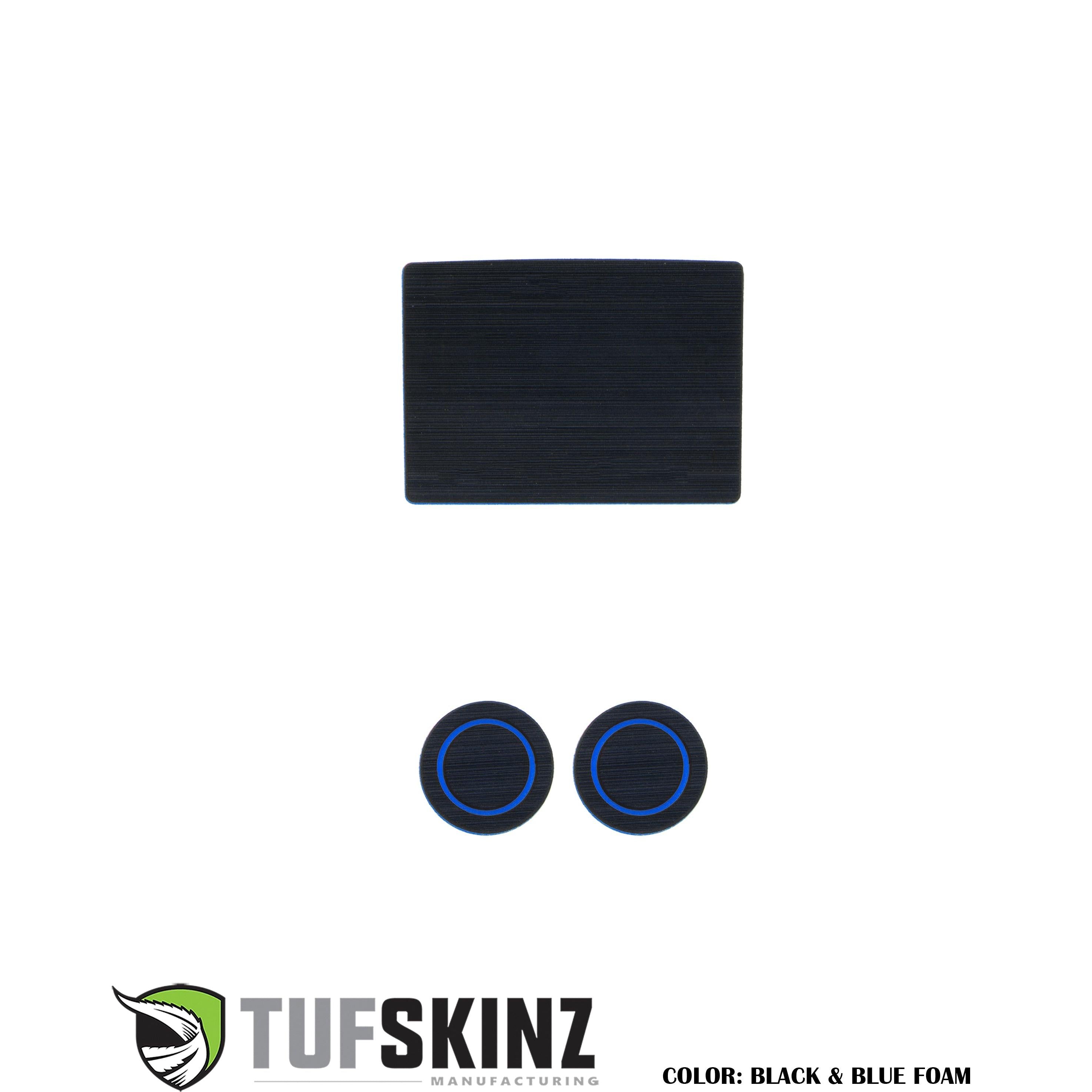 40/20/40 Split Seats with Center Dash Speaker Cup Holder inserts Fits 2017-2020 Ford F-150 Black/Blue