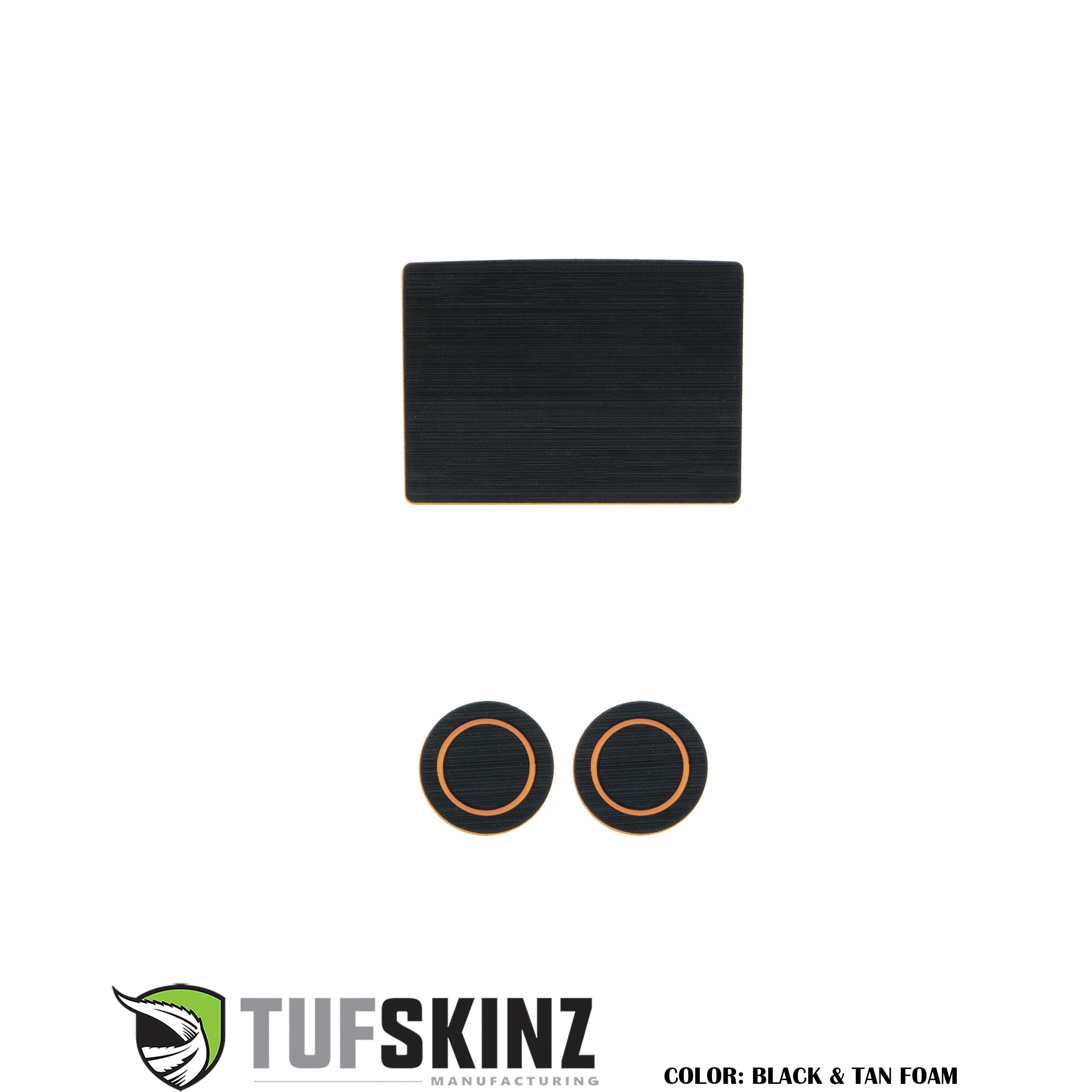 40/20/40 Split Seats with Center Dash Speaker Cup Holder inserts Fits 2017-2020 Ford F-150 Black/Tan