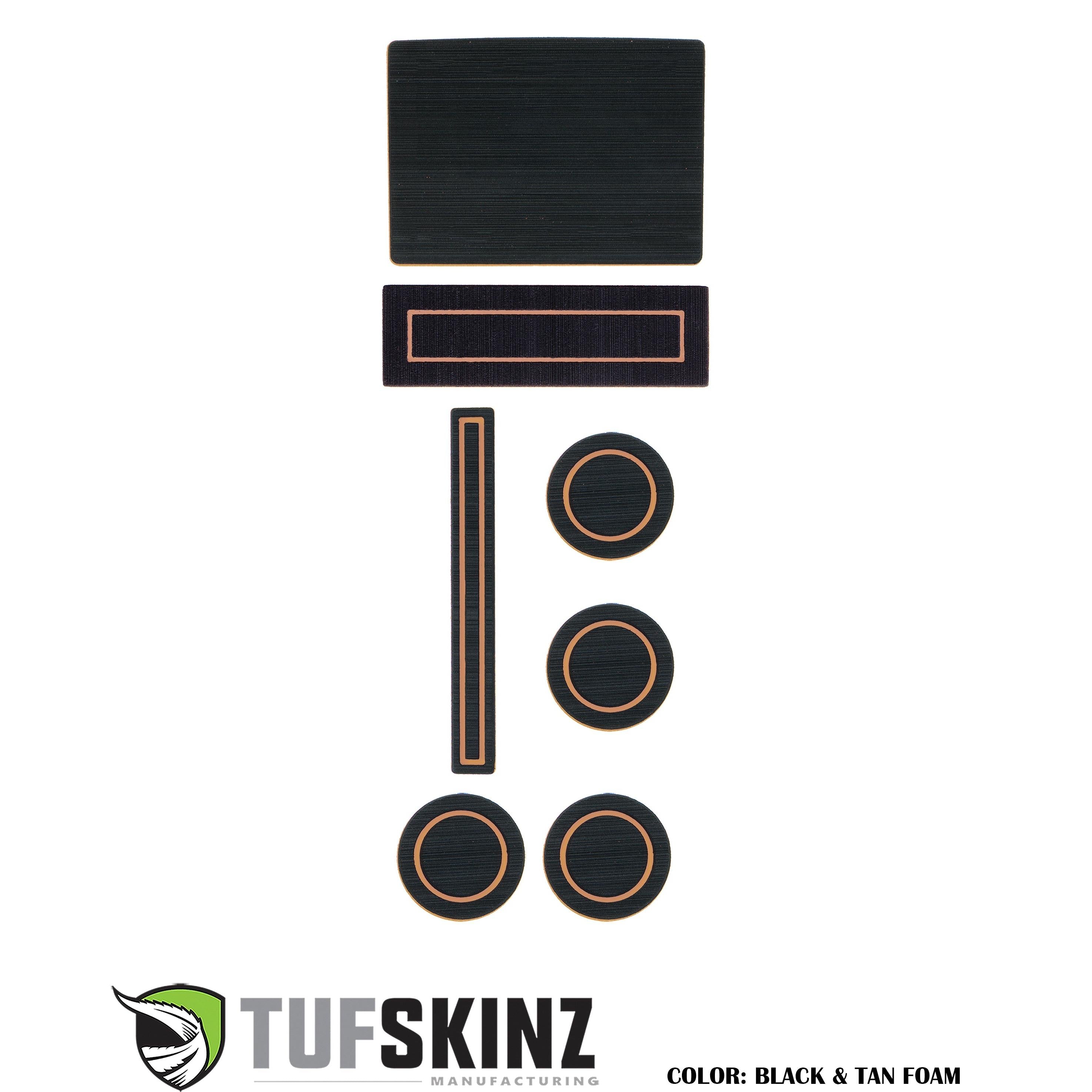40/Console/40 Seats Console Shifter w/Center dash speaker Inserts Fits 2015-2016 Ford F-150 Black/Tan