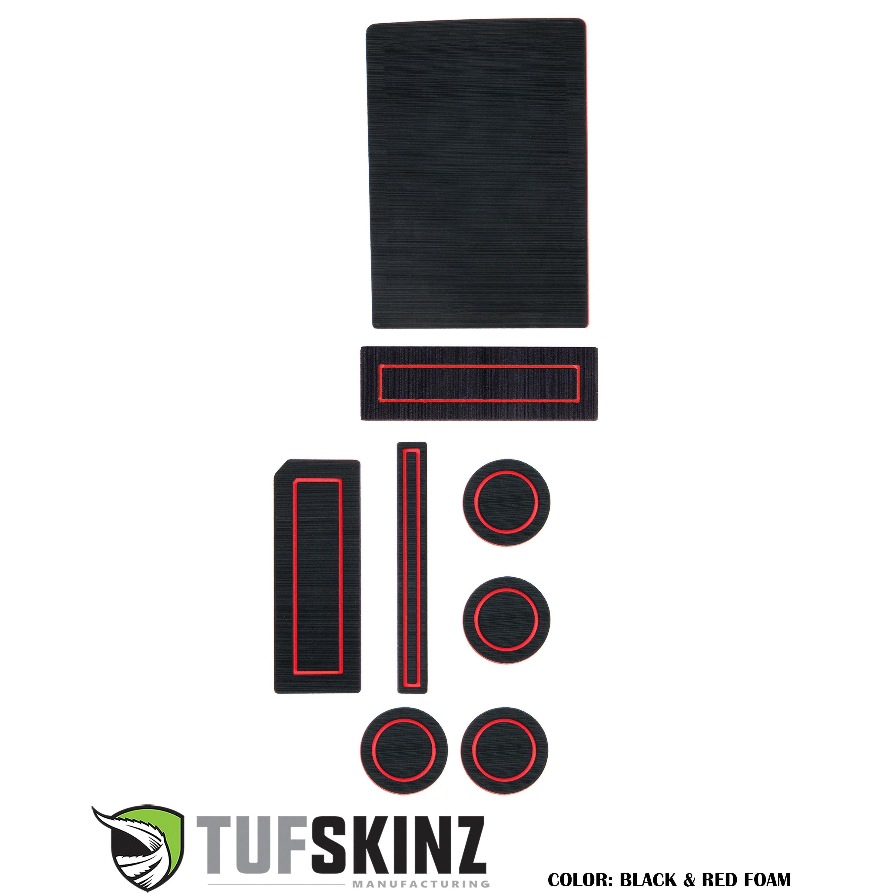 40/Console/40 Seats  Steering Column Shifter w/o Center dash speaker Inserts Fits 2015-2016 Ford F-150 Black/Red