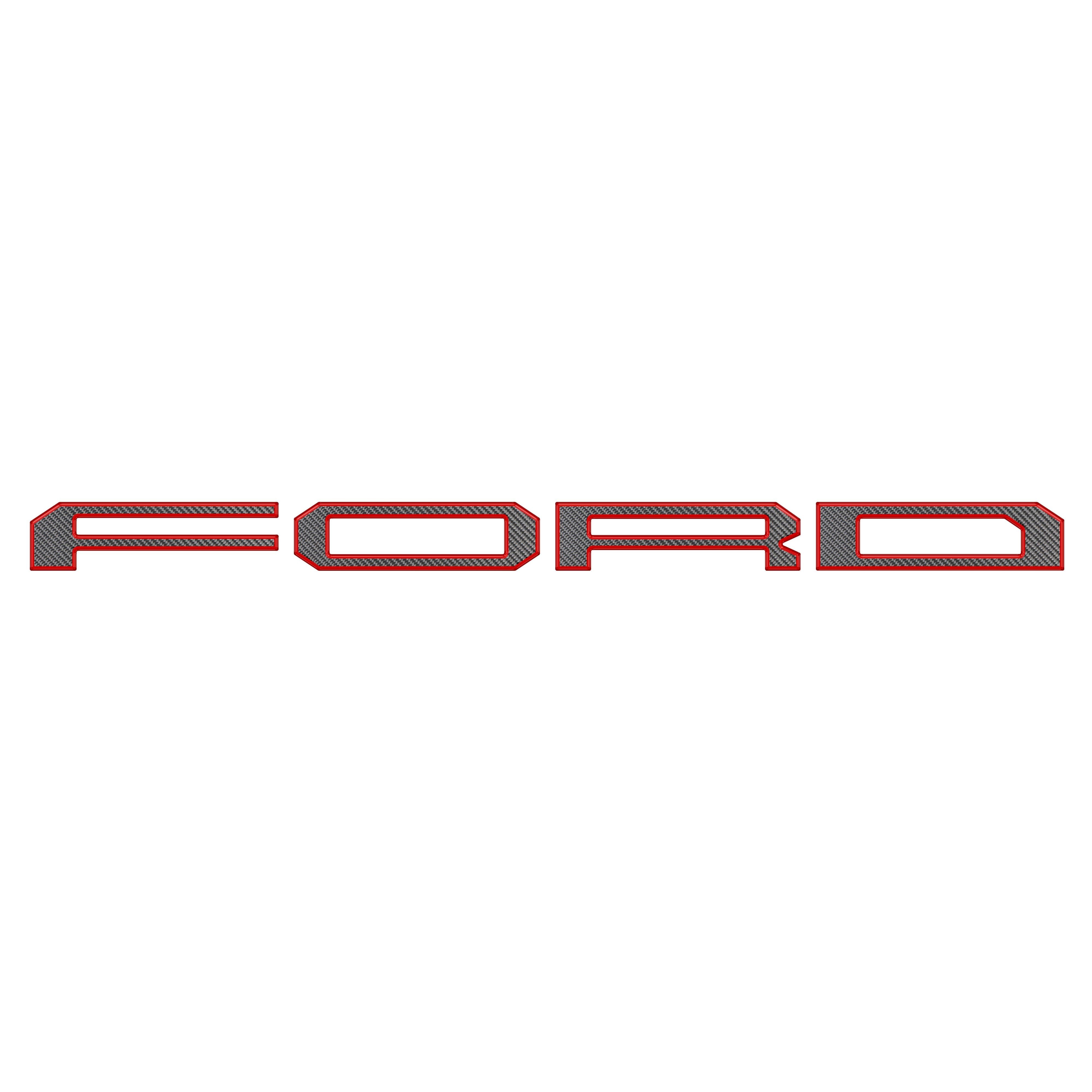 Tailgate Letter Overlays Fits 2015-2020 Ford F-150 Raptor