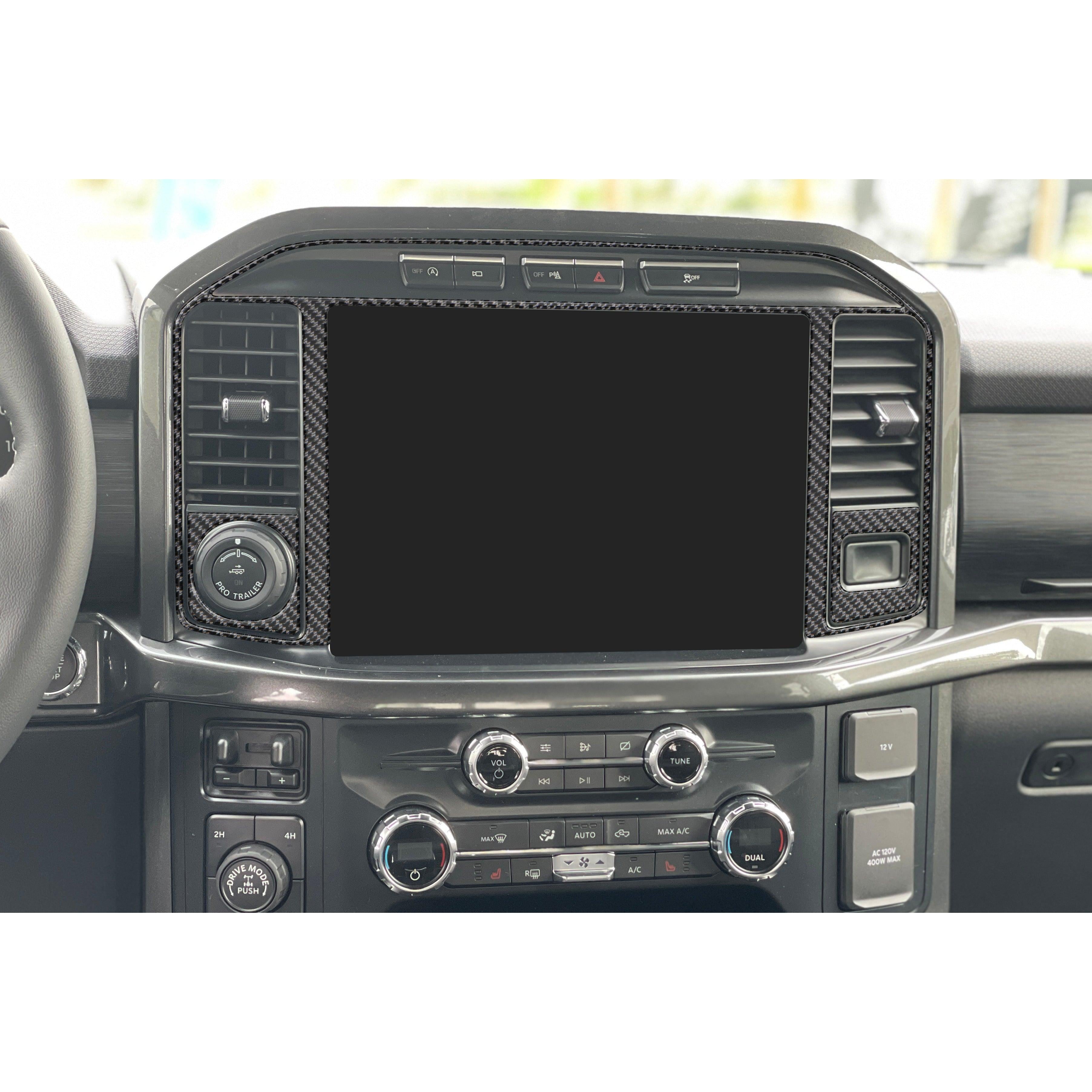 Navigation Screen Accent Trim Fits 2021-2026 Ford F-150