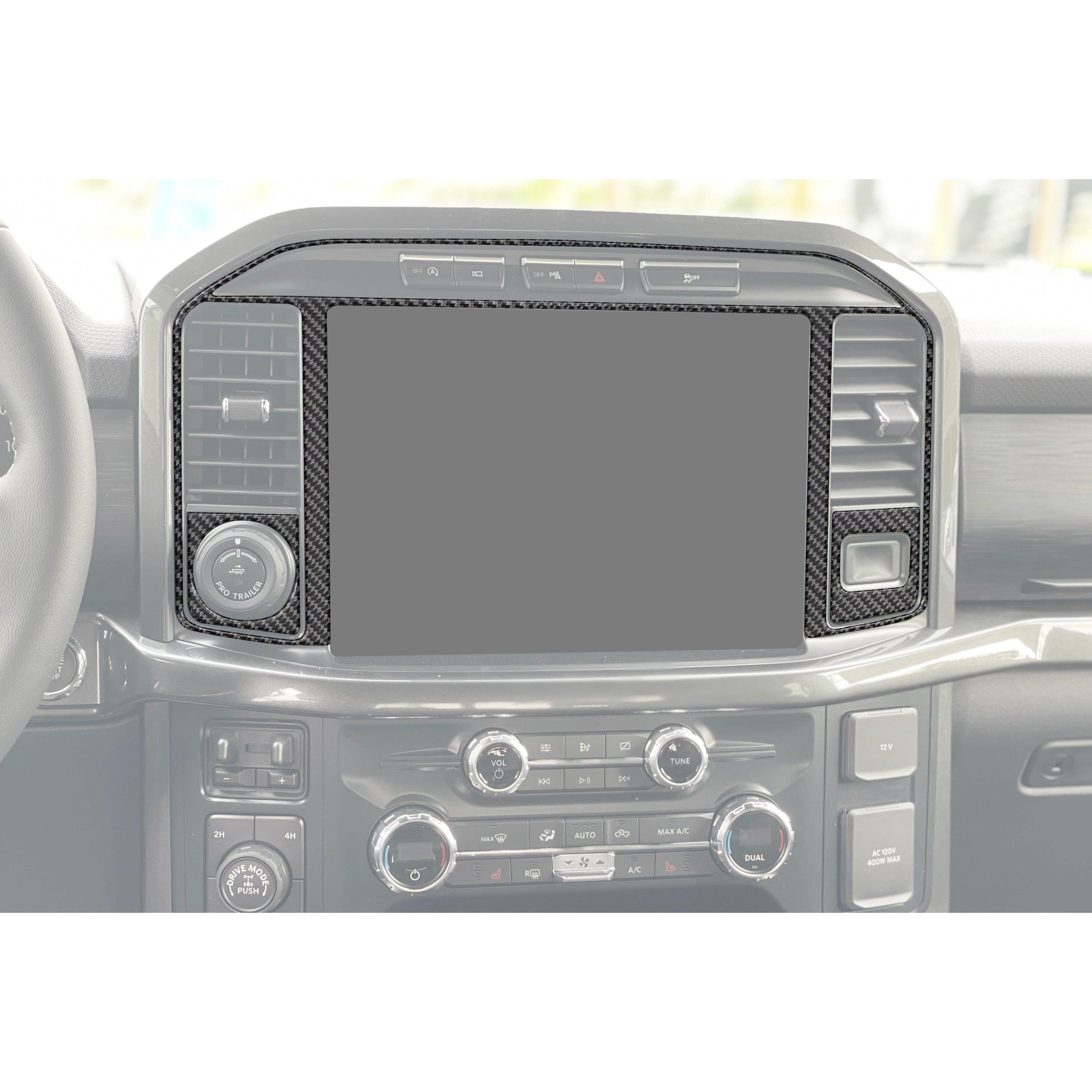 Navigation Screen Accent Trim Fits 2021-2026 Ford F-150