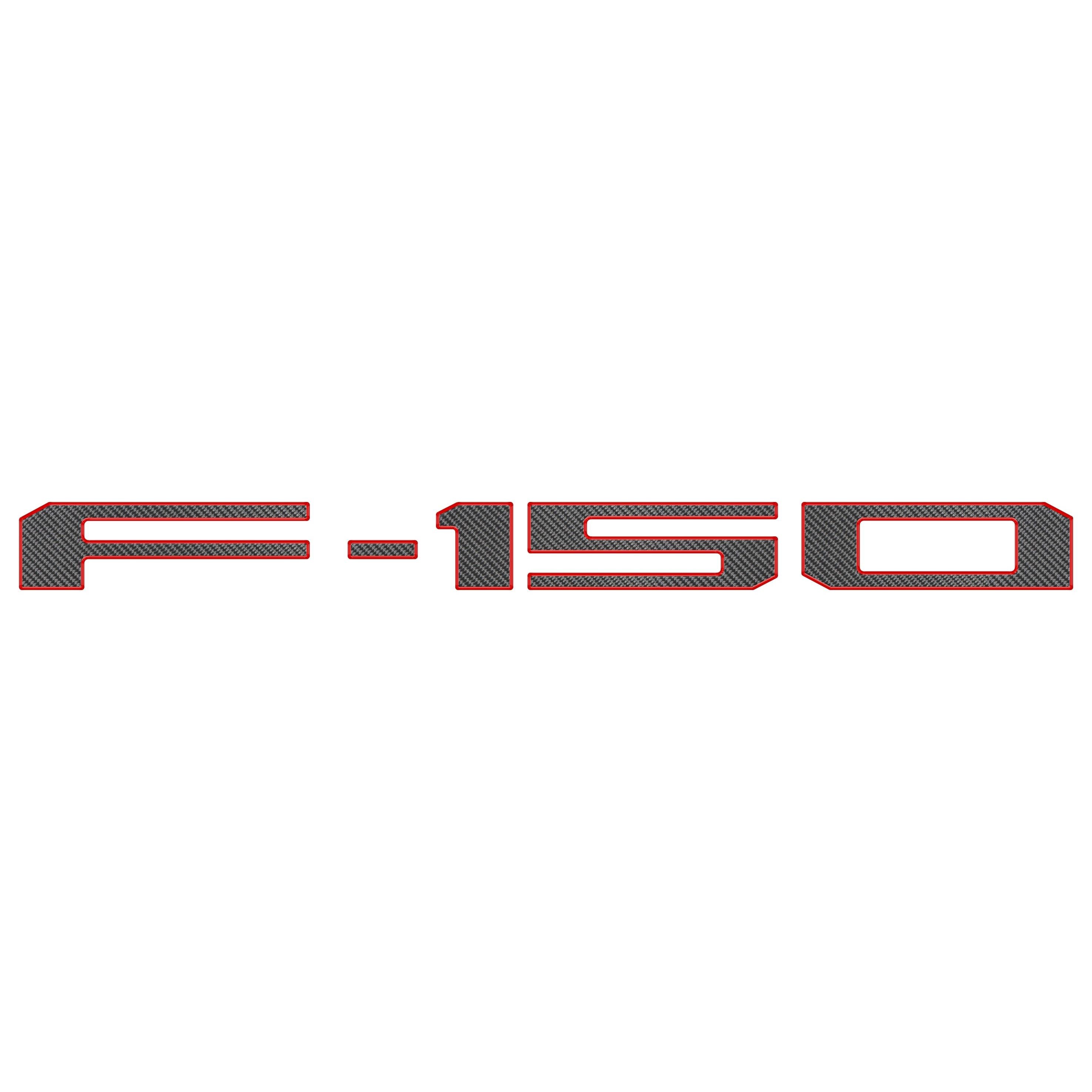 Rear Tailgate Letter Inserts Fits 2018-2020 Ford F-150