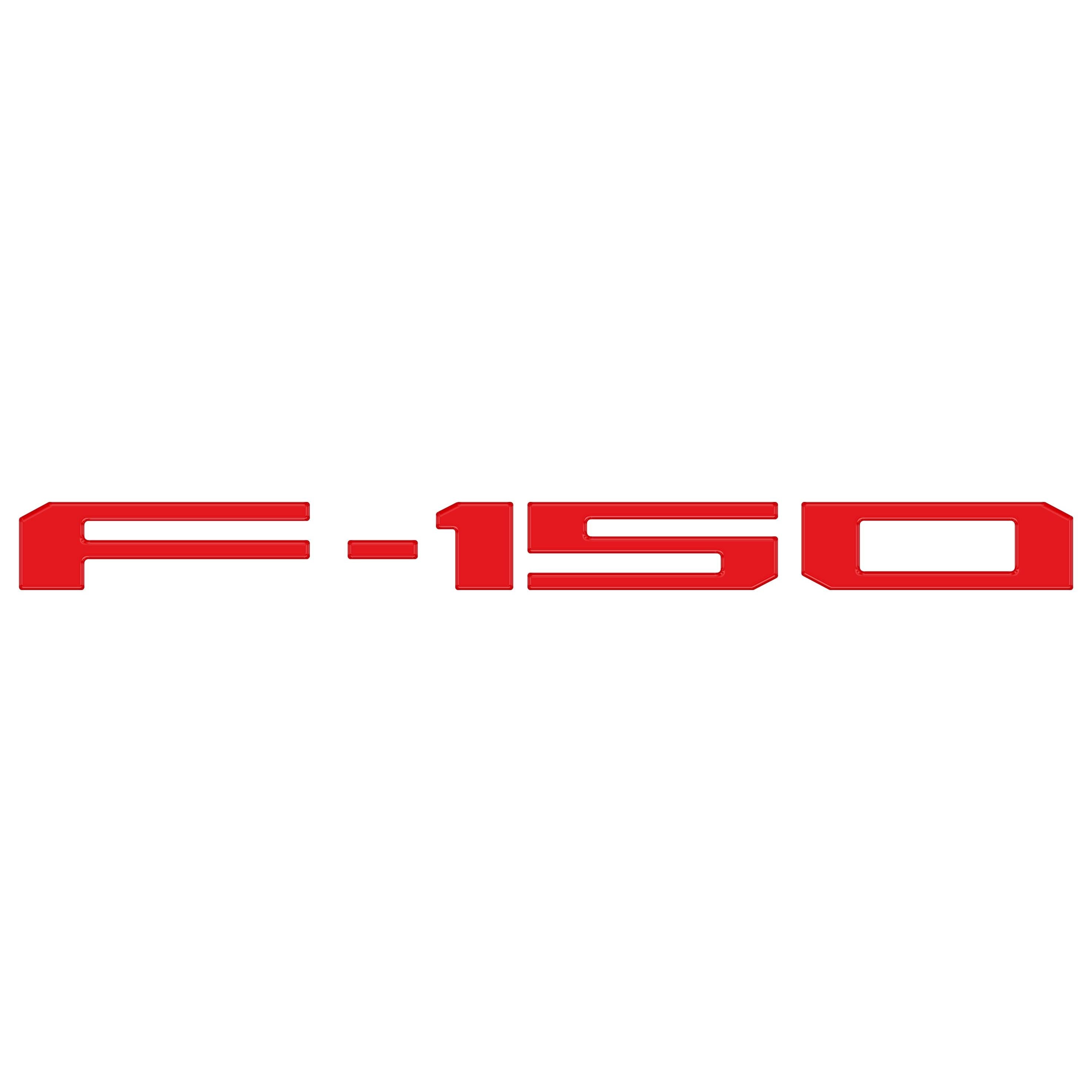 Rear Tailgate Letter Inserts Fits 2018-2020 Ford F-150
