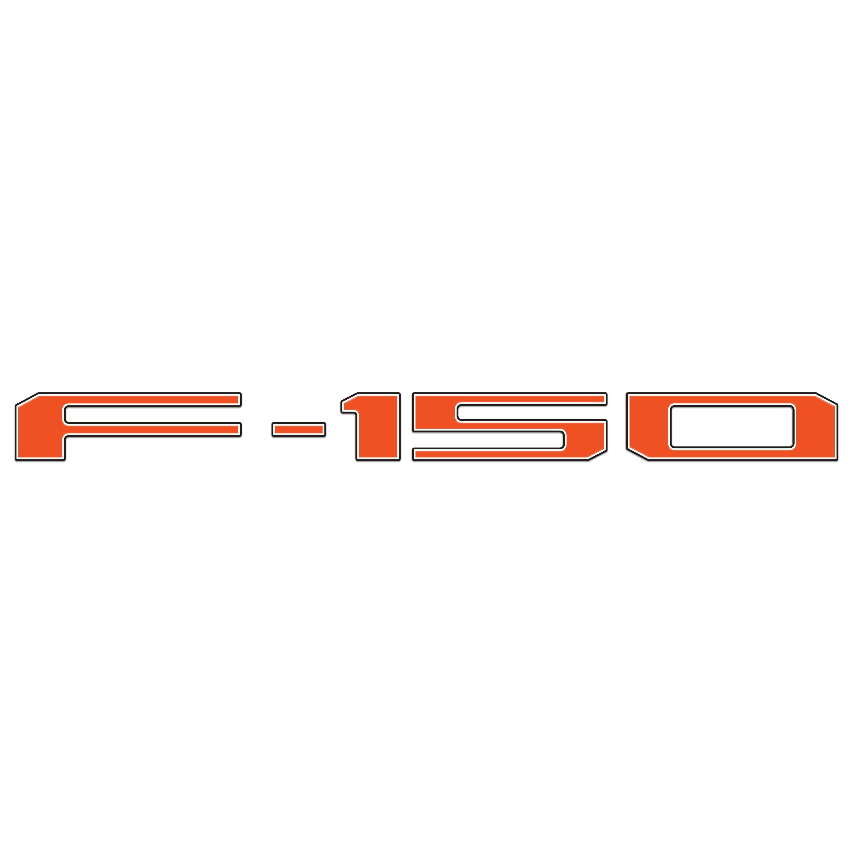 Football Themed Tailgate Letter Inserts Fits 2021-2026 Ford F-150