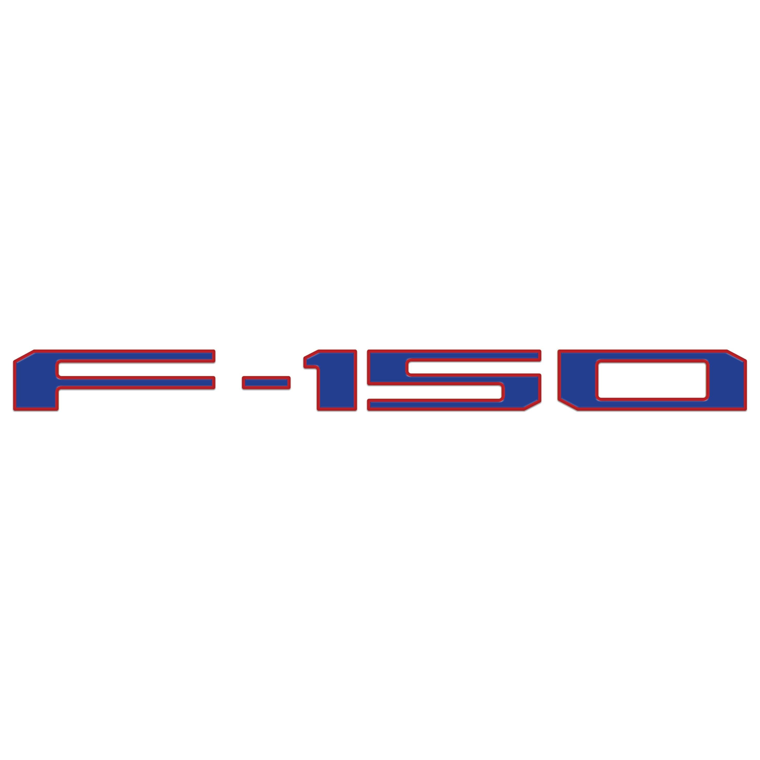 Football Themed Tailgate Letter Inserts Fits 2021-2026 Ford F-150