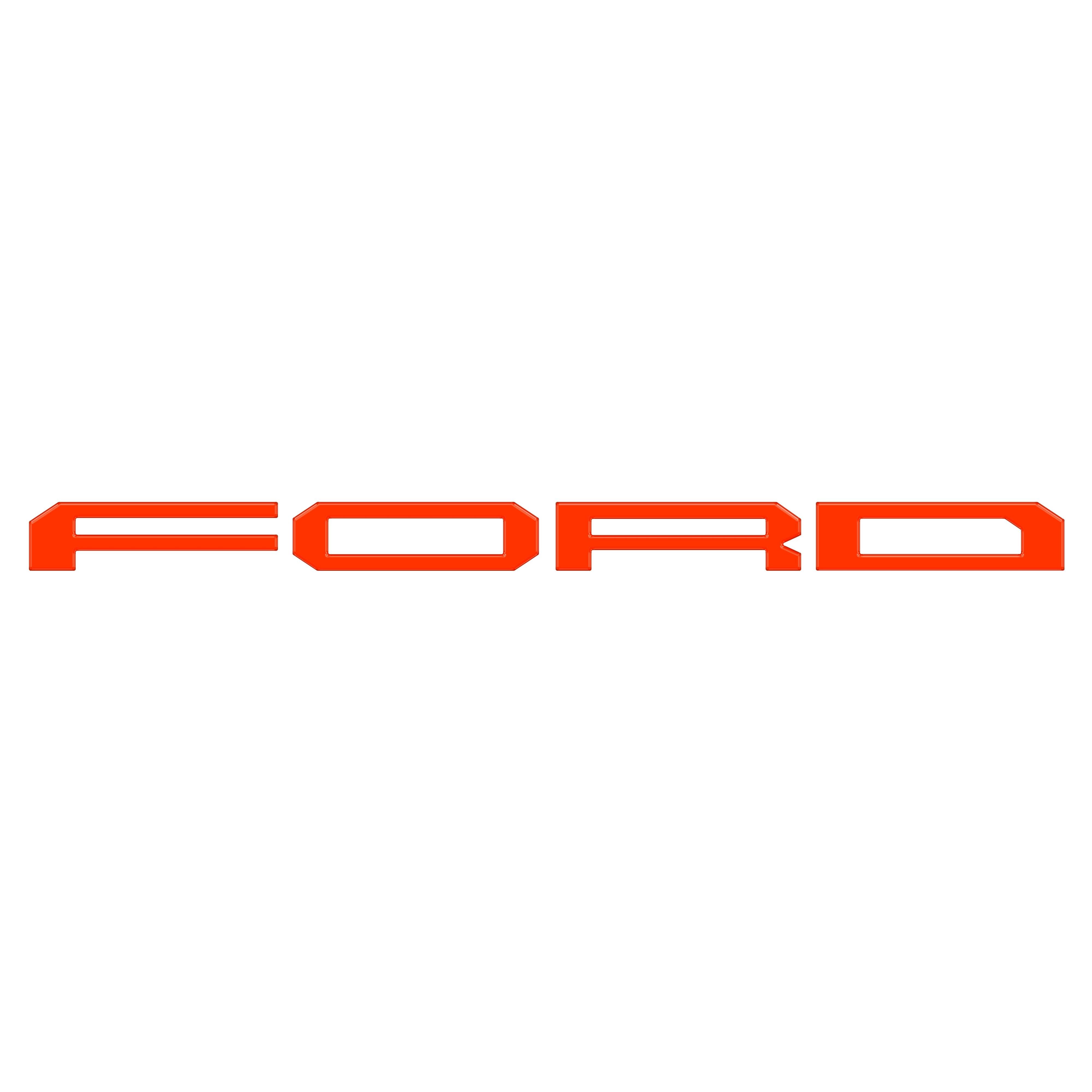 Raptor Tailgate Letter Overlays Fits 2021-2026 Ford F-150 Raptor