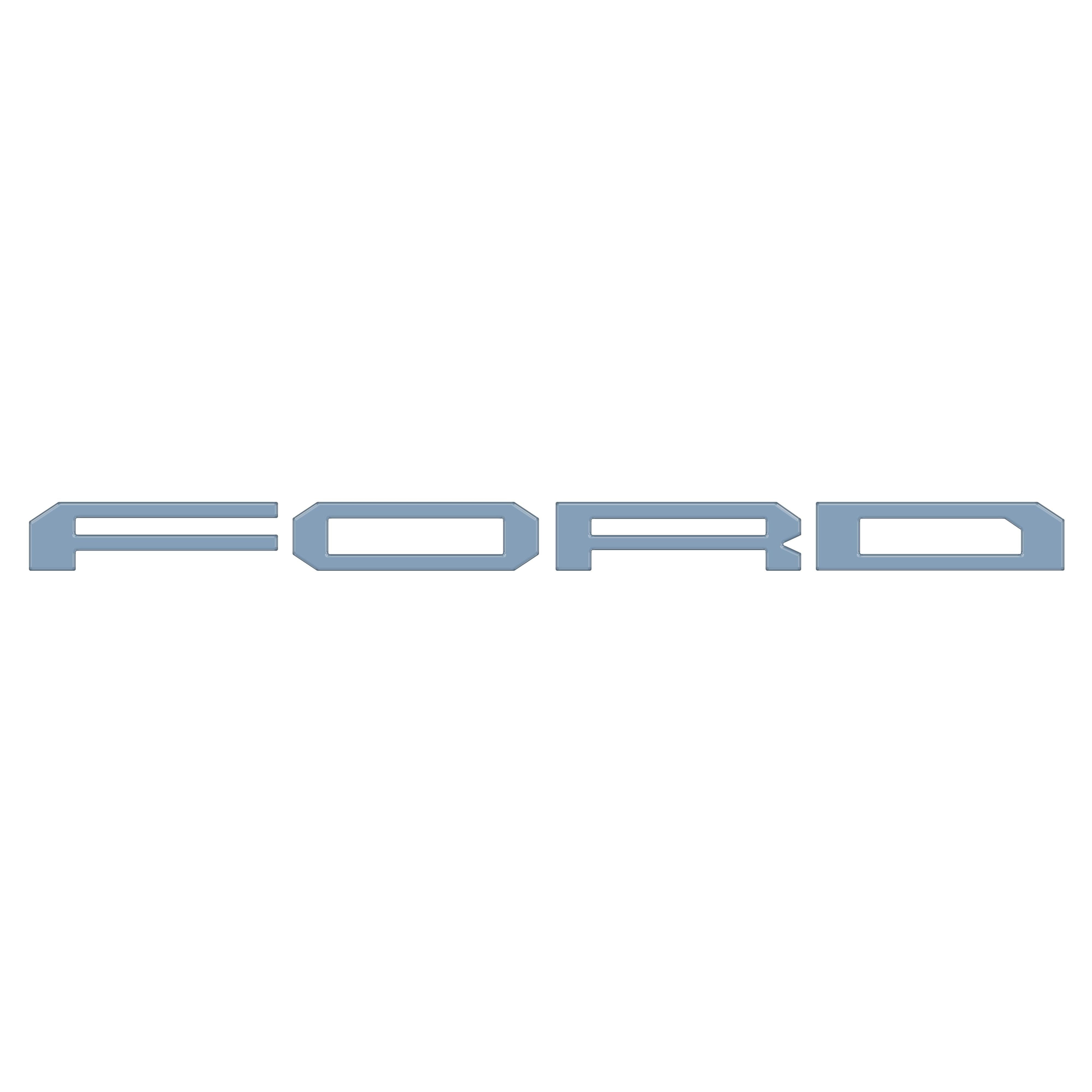 Raptor Tailgate Letter Overlays Fits 2021-2026 Ford F-150 Raptor