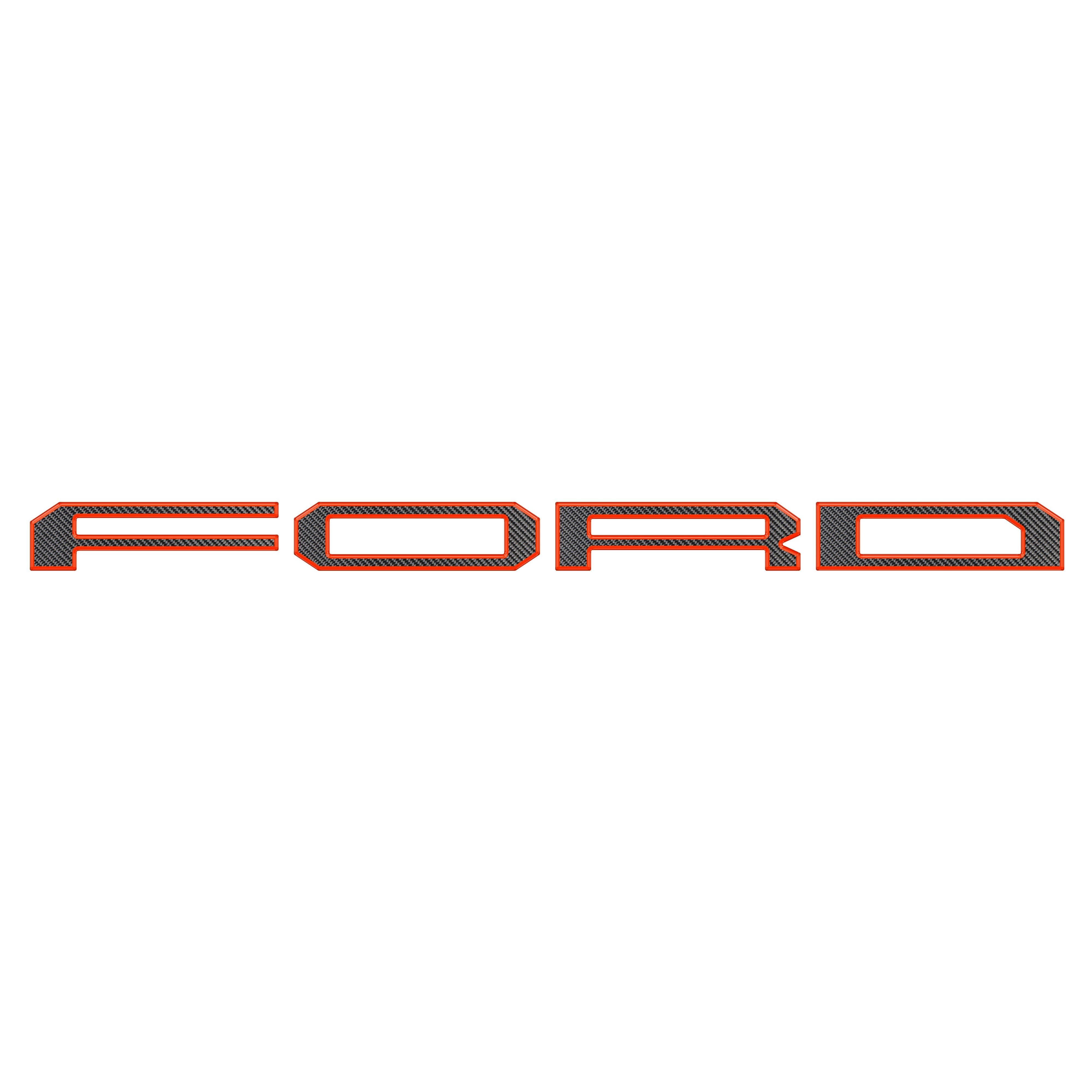 Raptor Tailgate Letter Overlays Fits 2021-2026 Ford F-150 Raptor