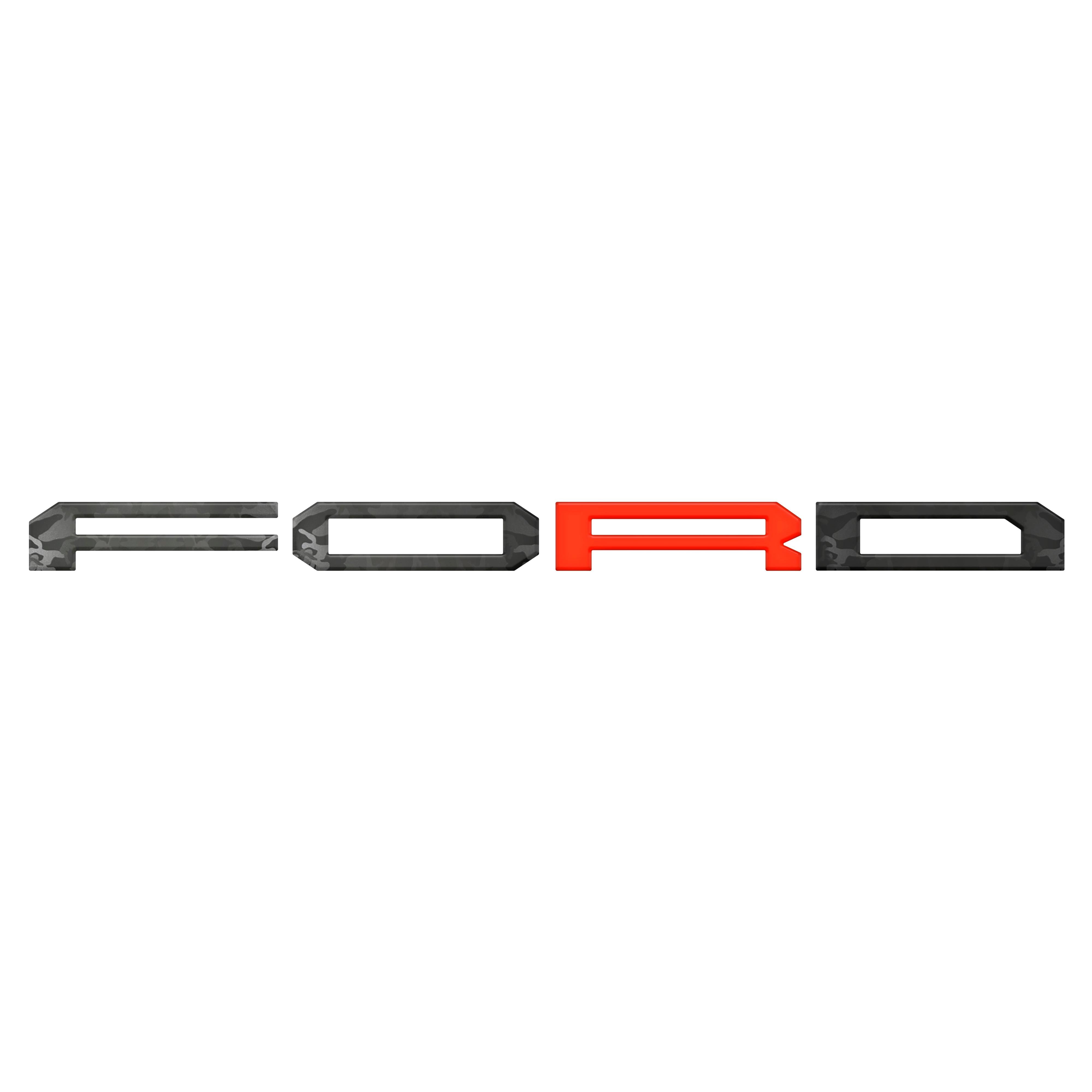 Raptor Tailgate Letter Overlays Fits 2021-2026 Ford F-150 Raptor