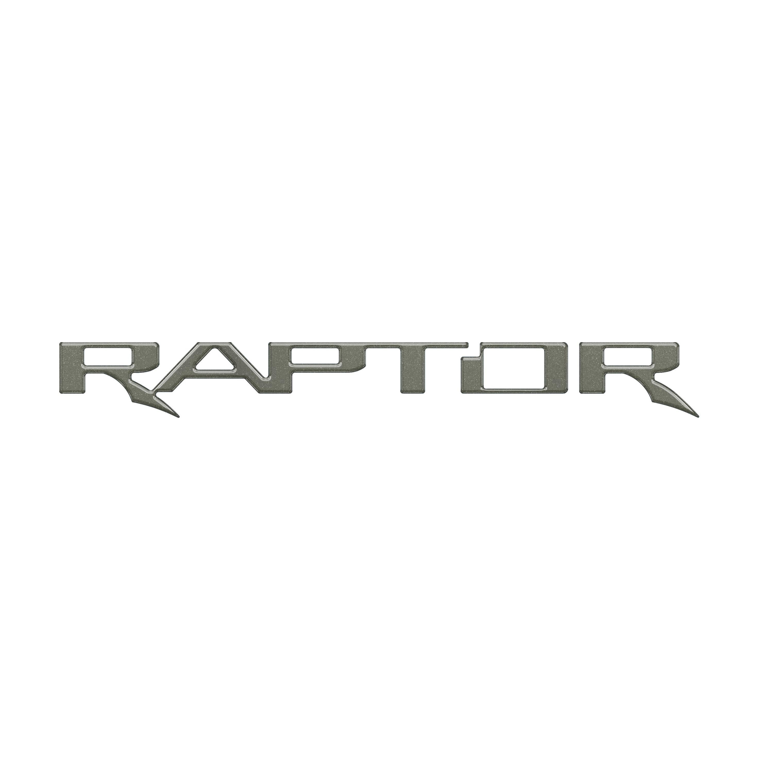 Raptor Tailgate Emblem Inserts Fits 2017-2026 Ford F-150 Raptor