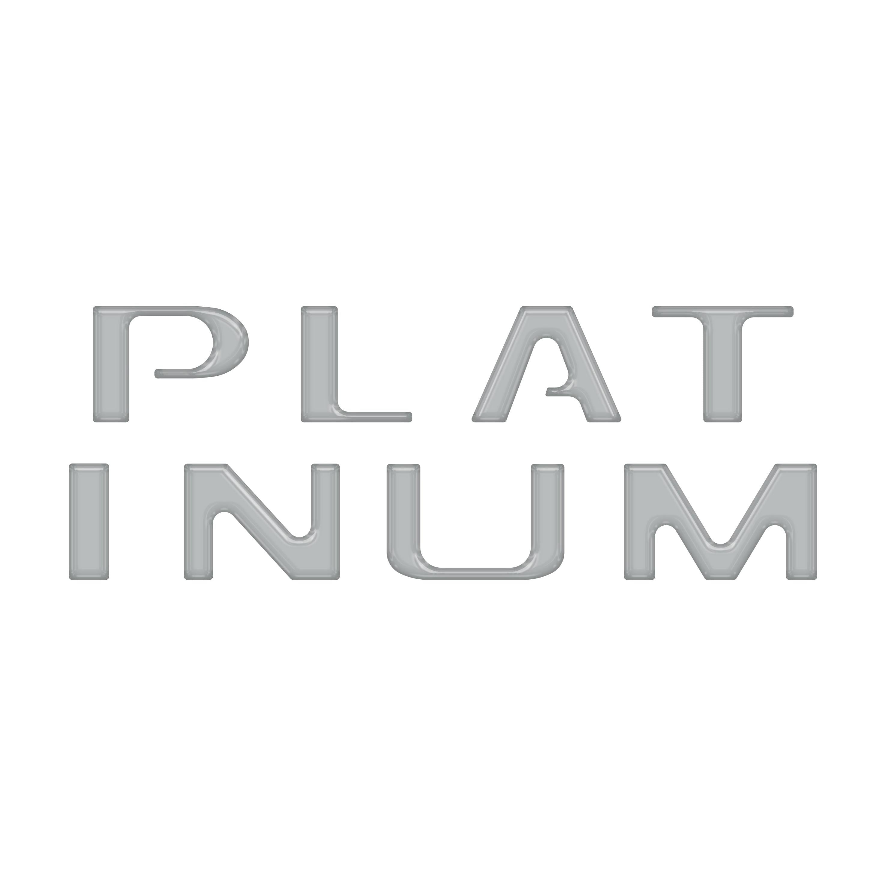 Platinum Tailgate Letter Inserts Fits 2021-2023 Ford F-150