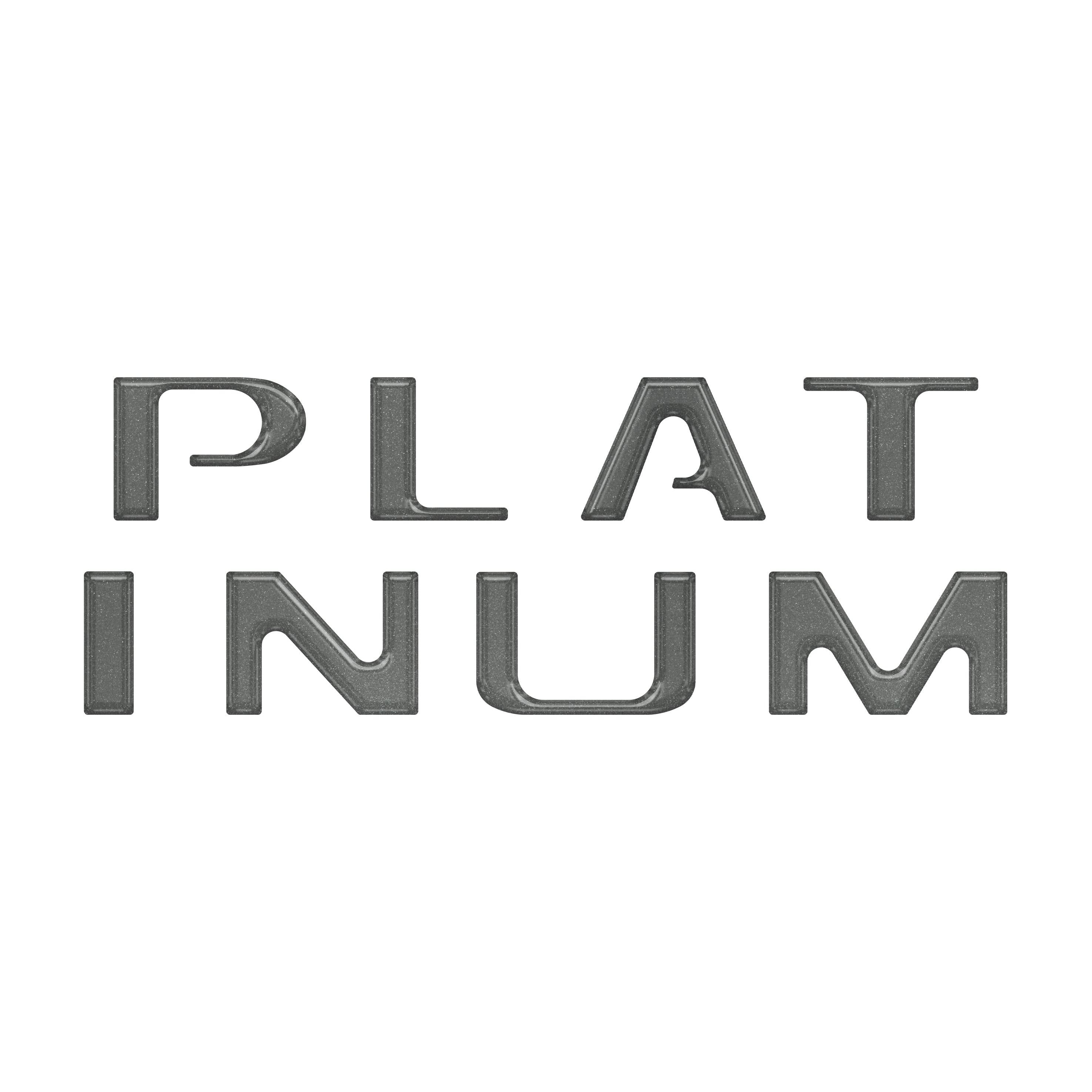 Tailgate Letter Inserts Fits 2018-2020 Ford F-150 Platinum