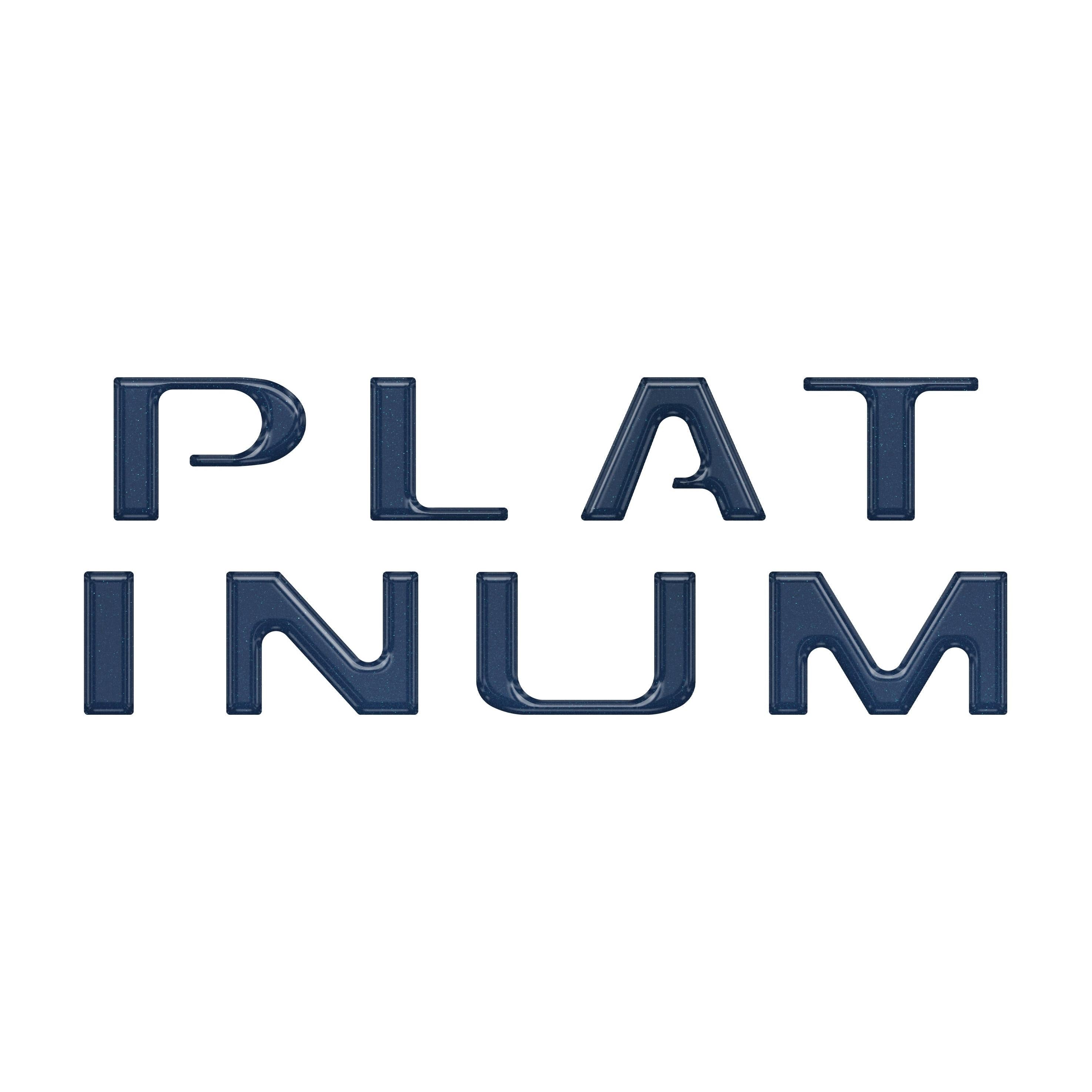 Tailgate Letter Inserts Fits 2018-2020 Ford F-150 Platinum