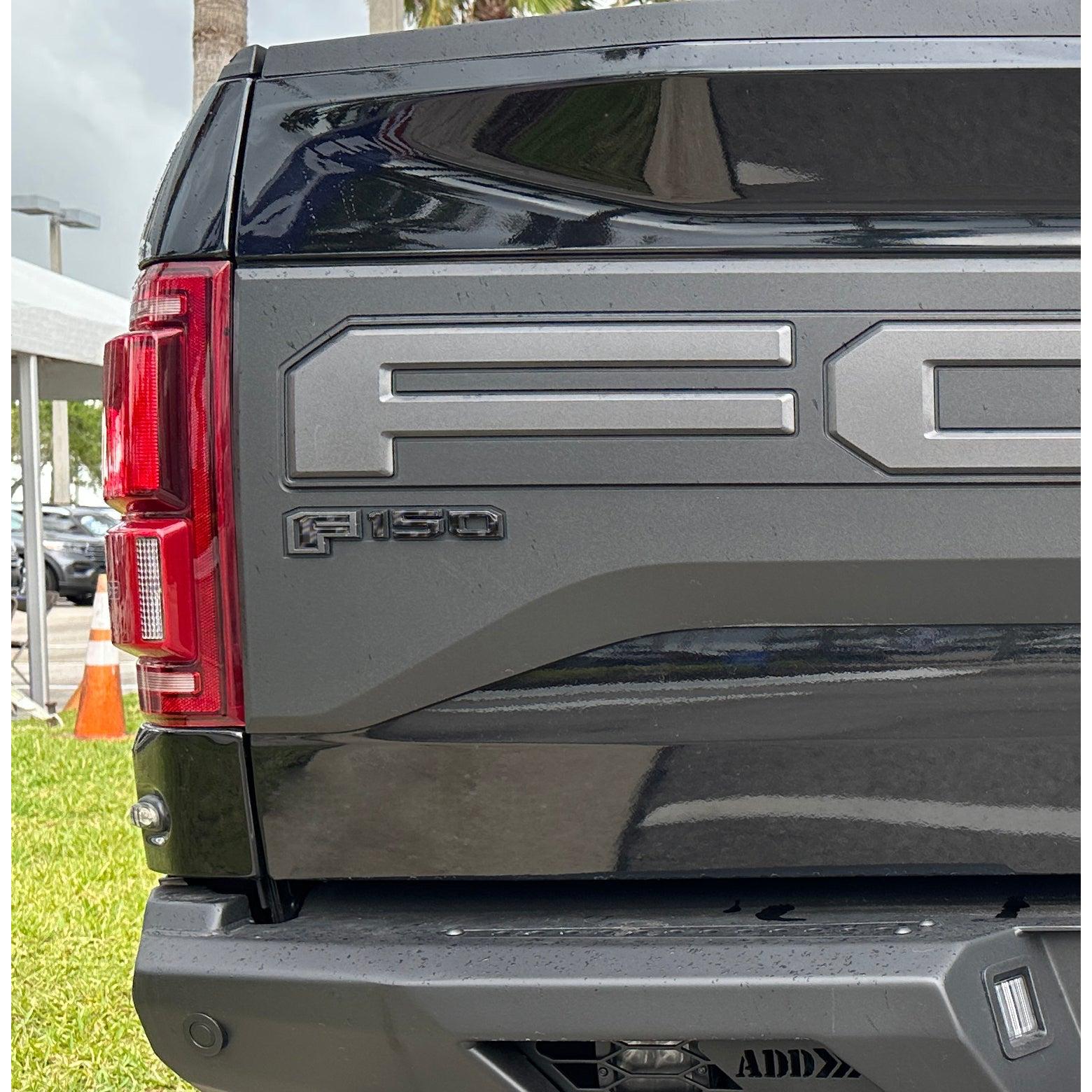 Tailgate Applique Emblem Accent Trim Fits 2017-2020 Ford F-150 Raptor/King Ranch/Platinum/Limited