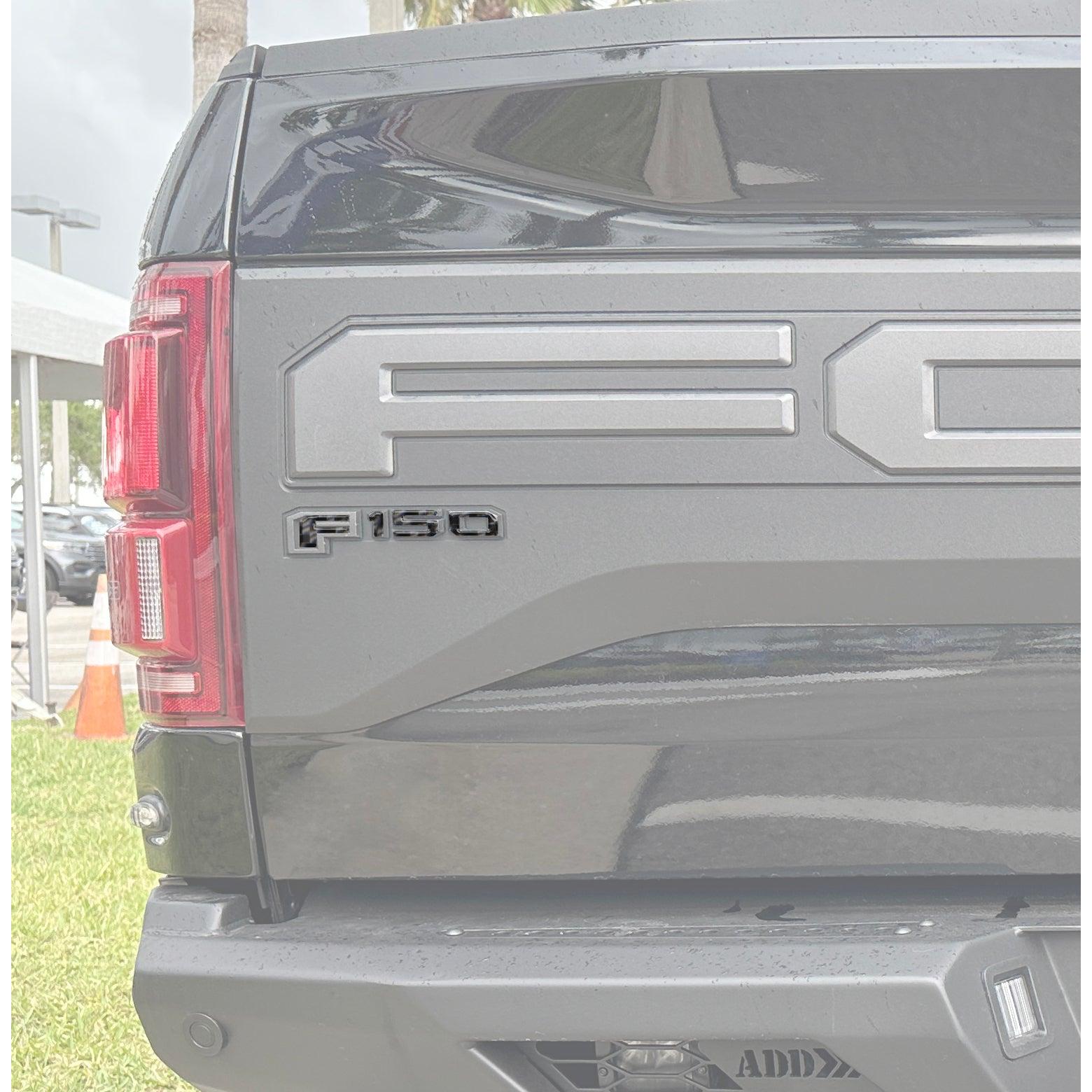 Tailgate Applique Emblem Accent Trim Fits 2017-2020 Ford F-150 Raptor/King Ranch/Platinum/Limited