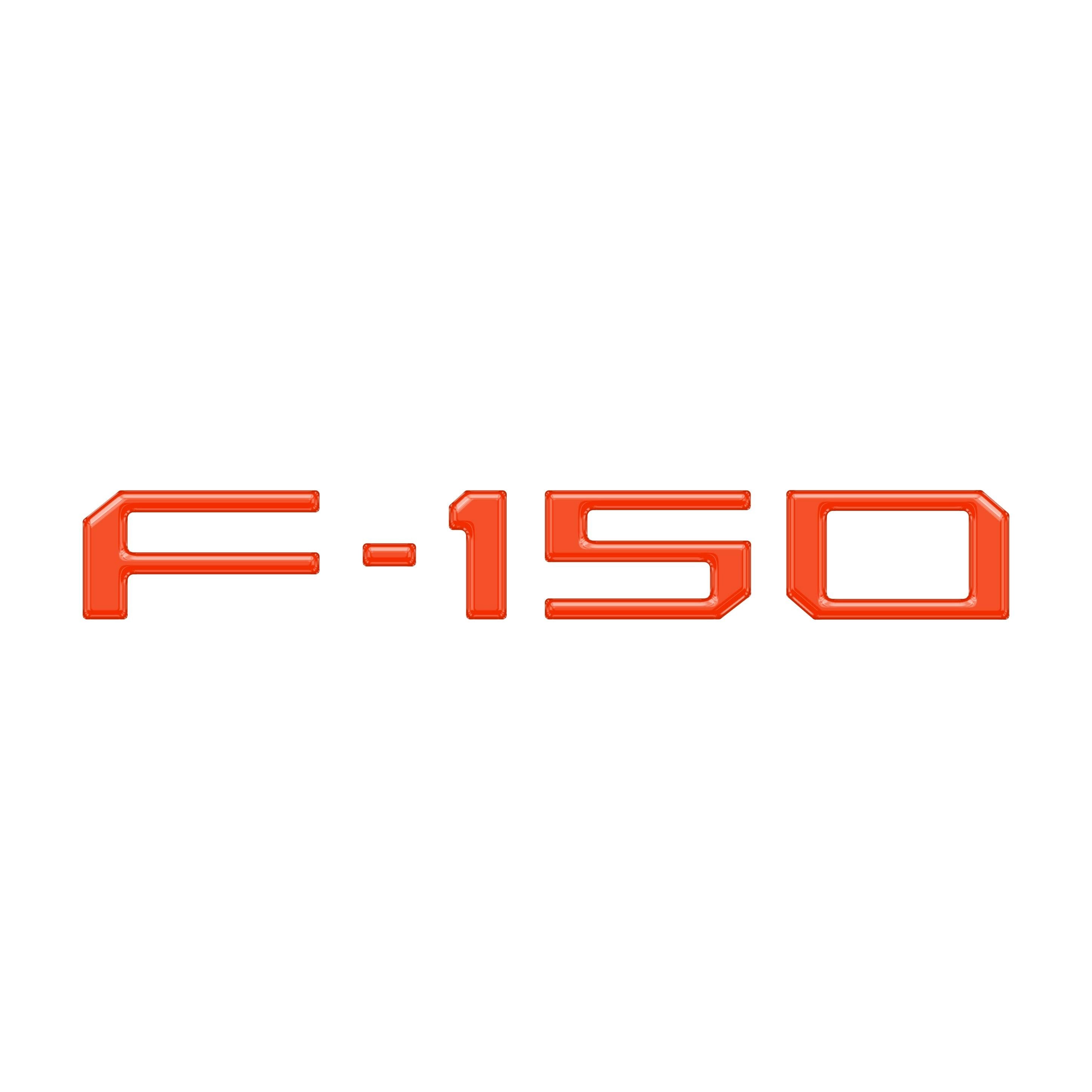 Tailgate Applique F-150 Emblem Overlays Fits 2021-2026 Ford F-150 Raptor/King Ranch/Platinum/Limited